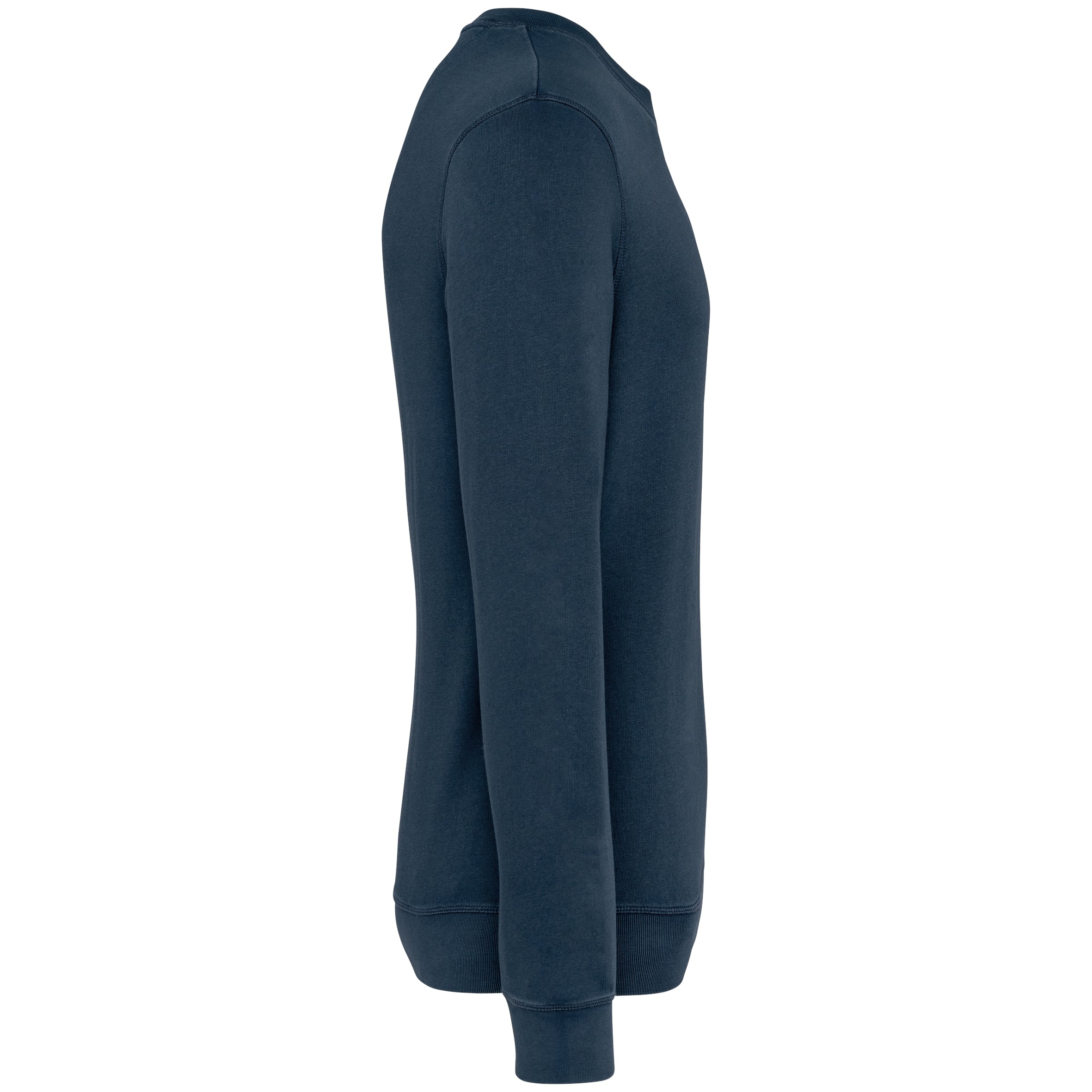 Ecologische uniseks sweater met ronde hals French Terry