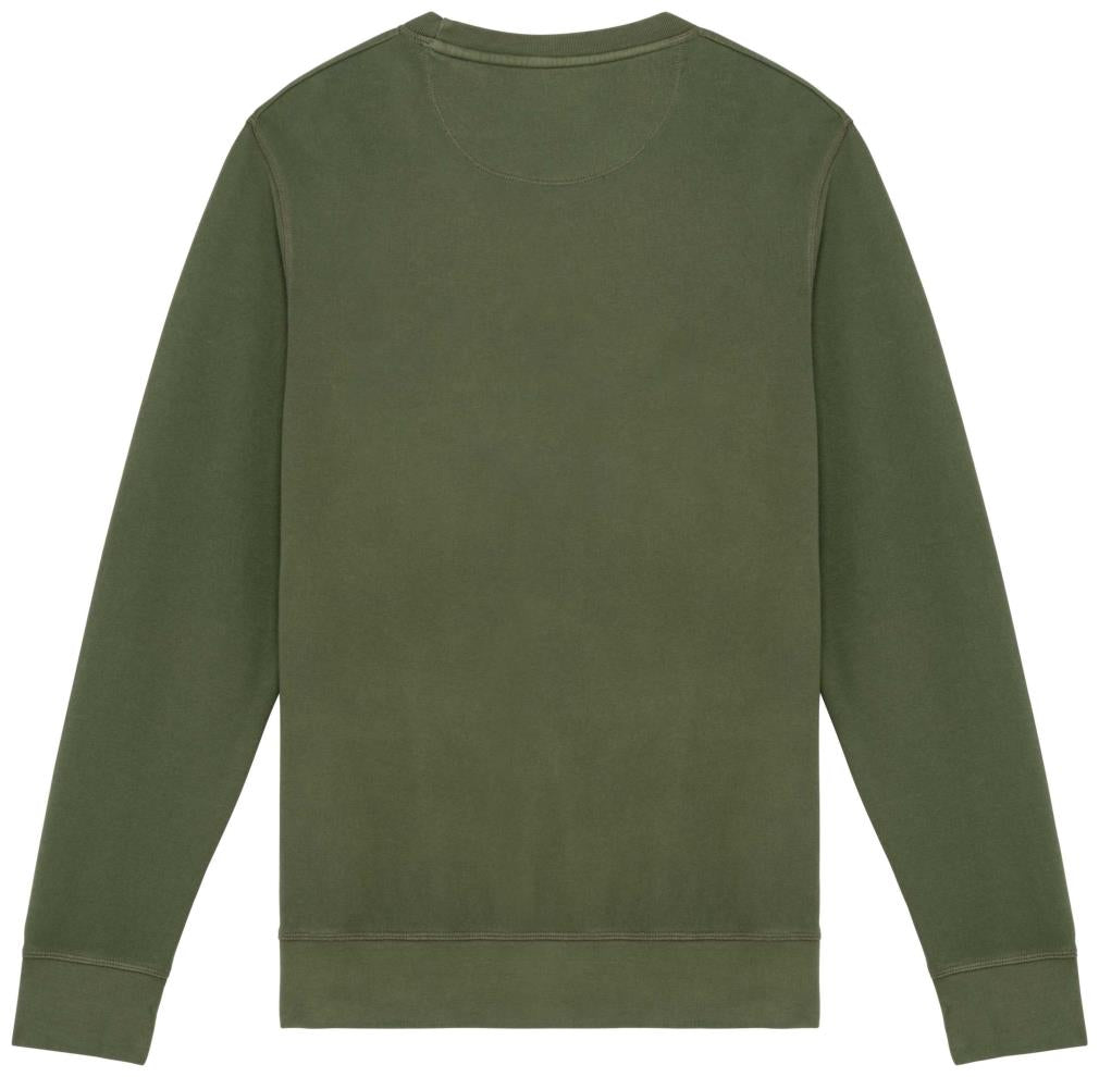 Ecologische uniseks sweater met ronde hals French Terry