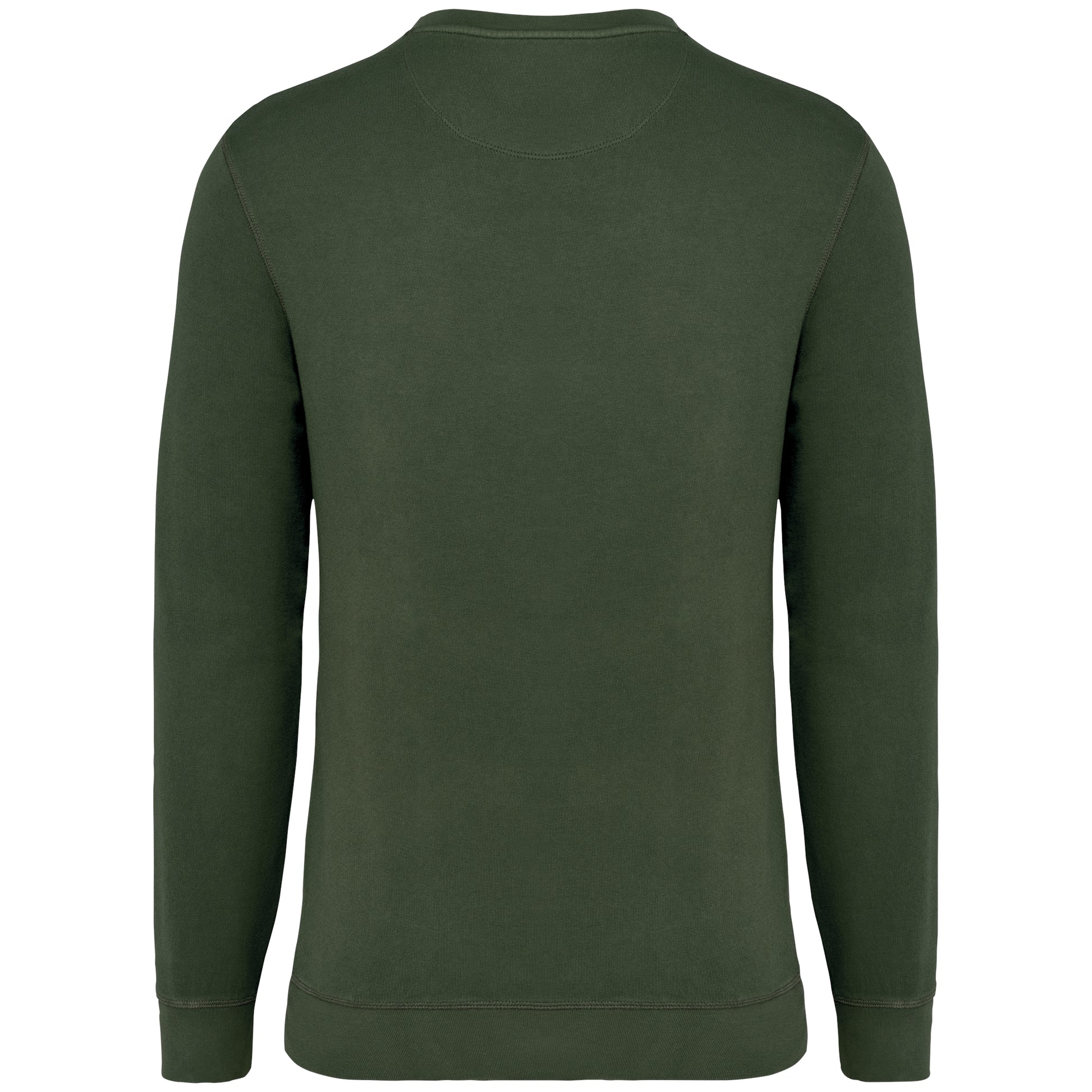 Ecologische uniseks sweater met ronde hals French Terry