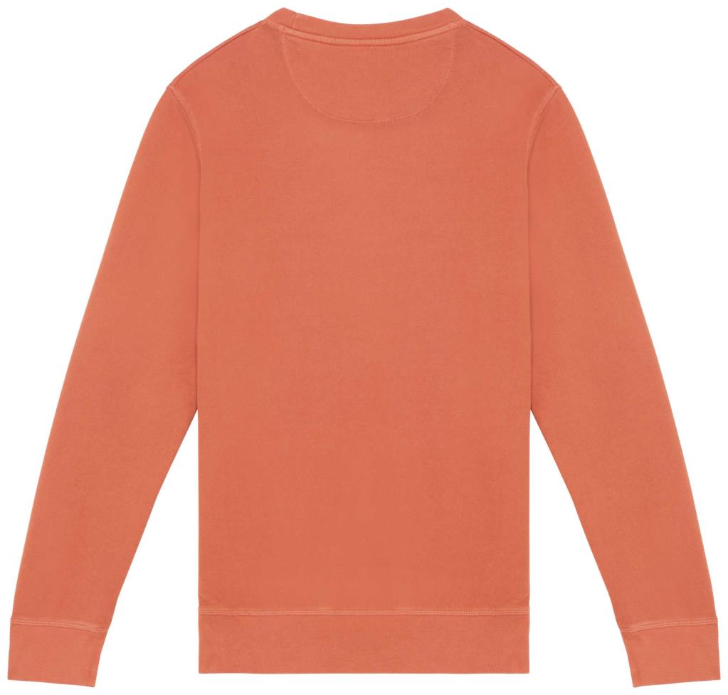 Ecologische uniseks sweater met ronde hals French Terry