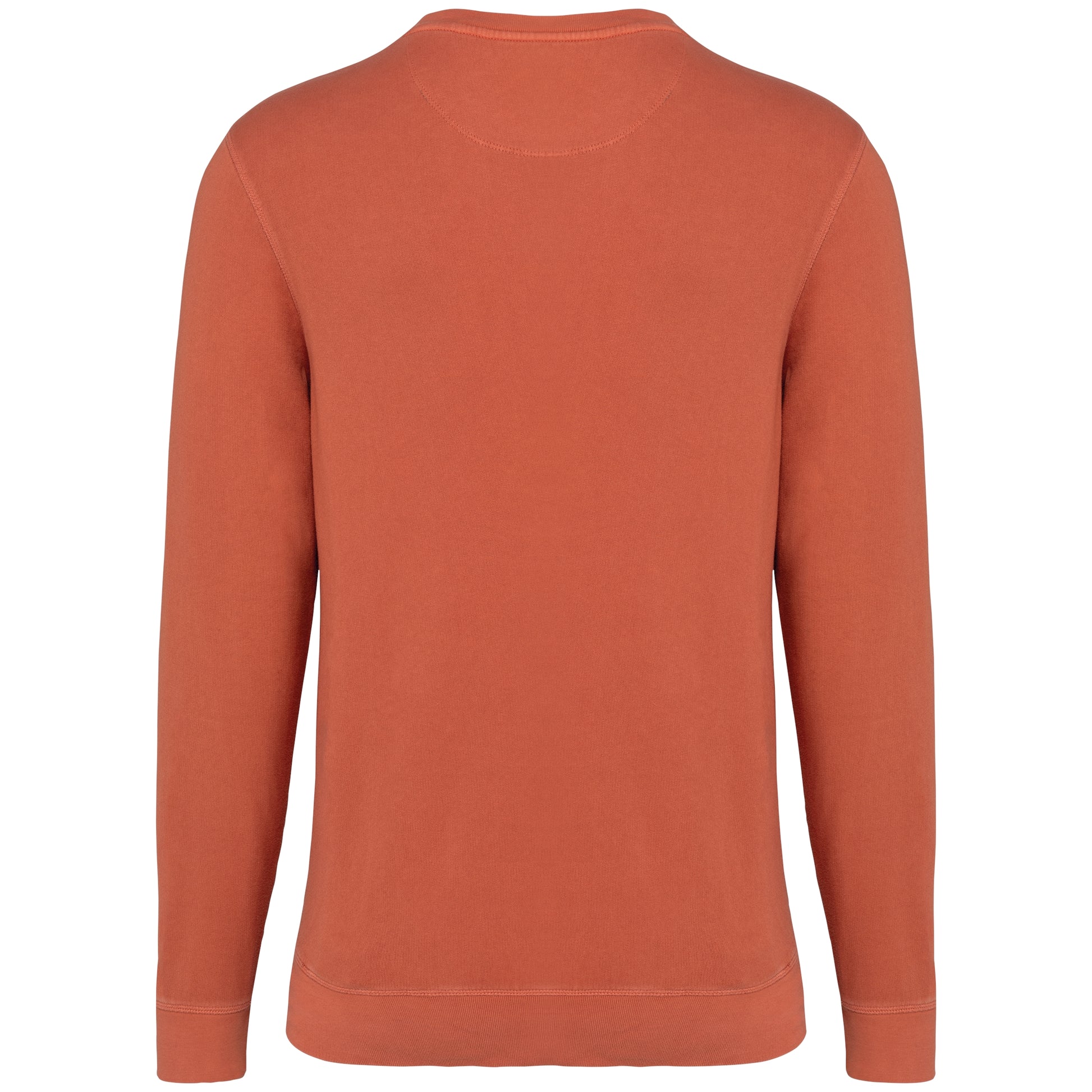 Ecologische uniseks sweater met ronde hals French Terry