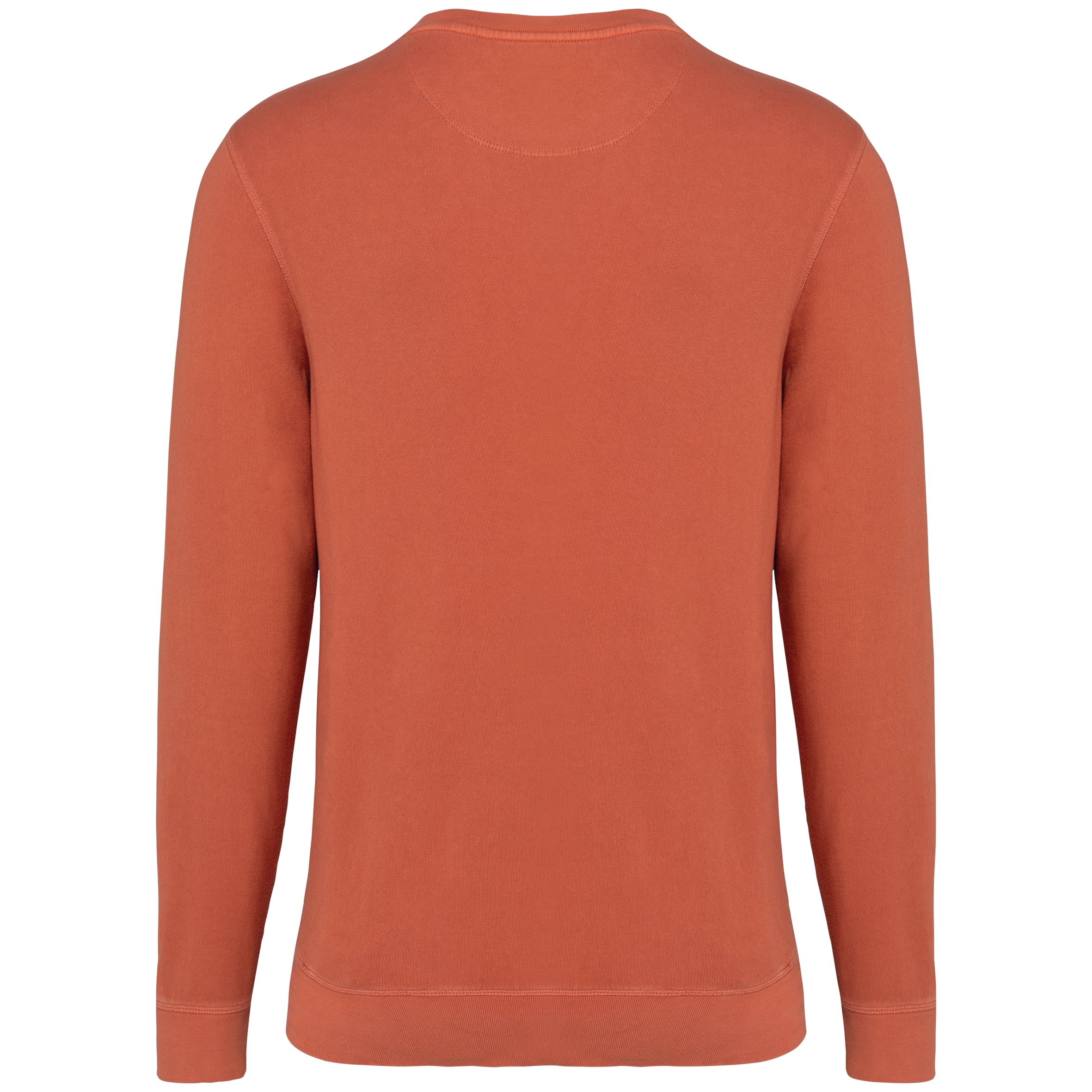 Ecologische uniseks sweater met ronde hals French Terry