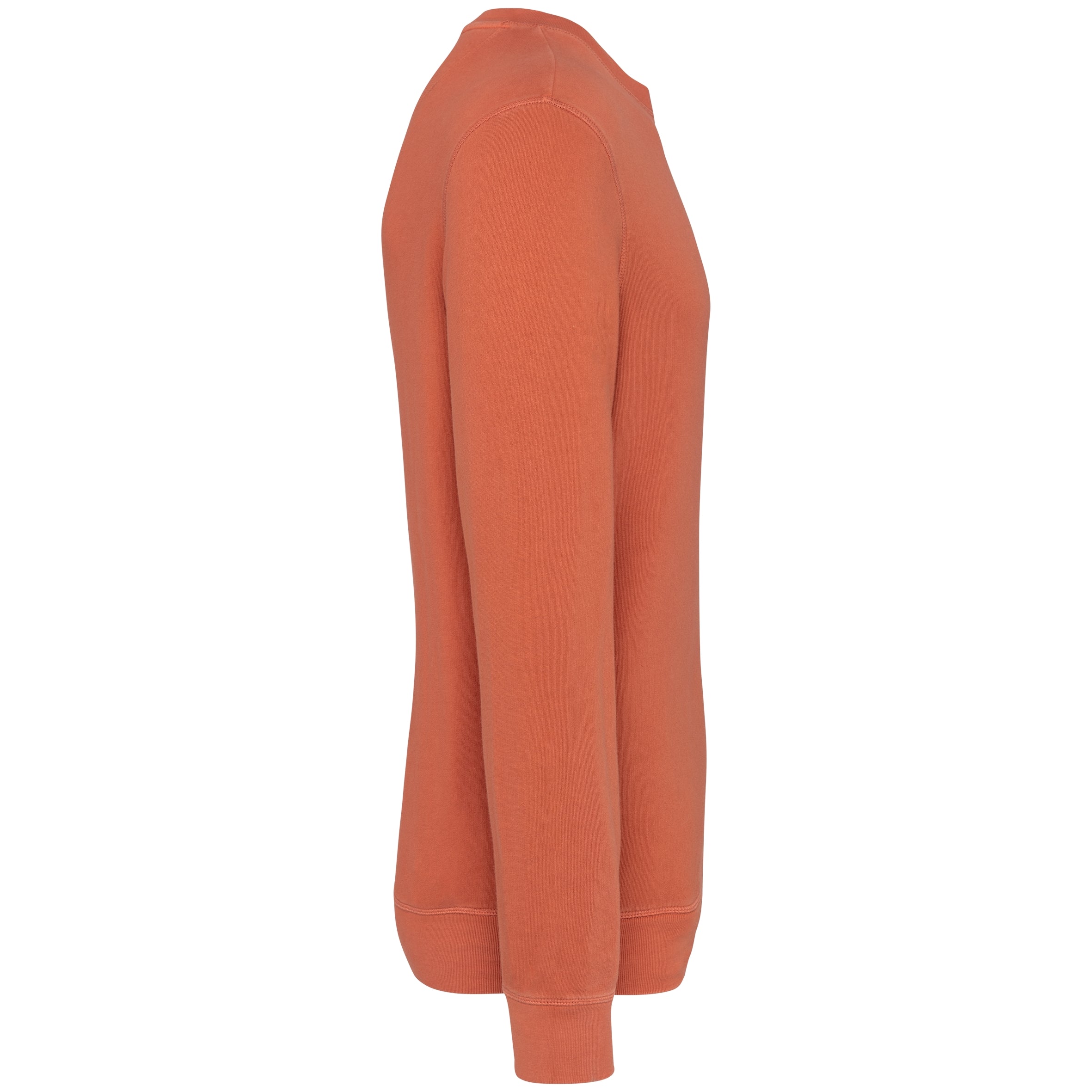 Ecologische uniseks sweater met ronde hals French Terry