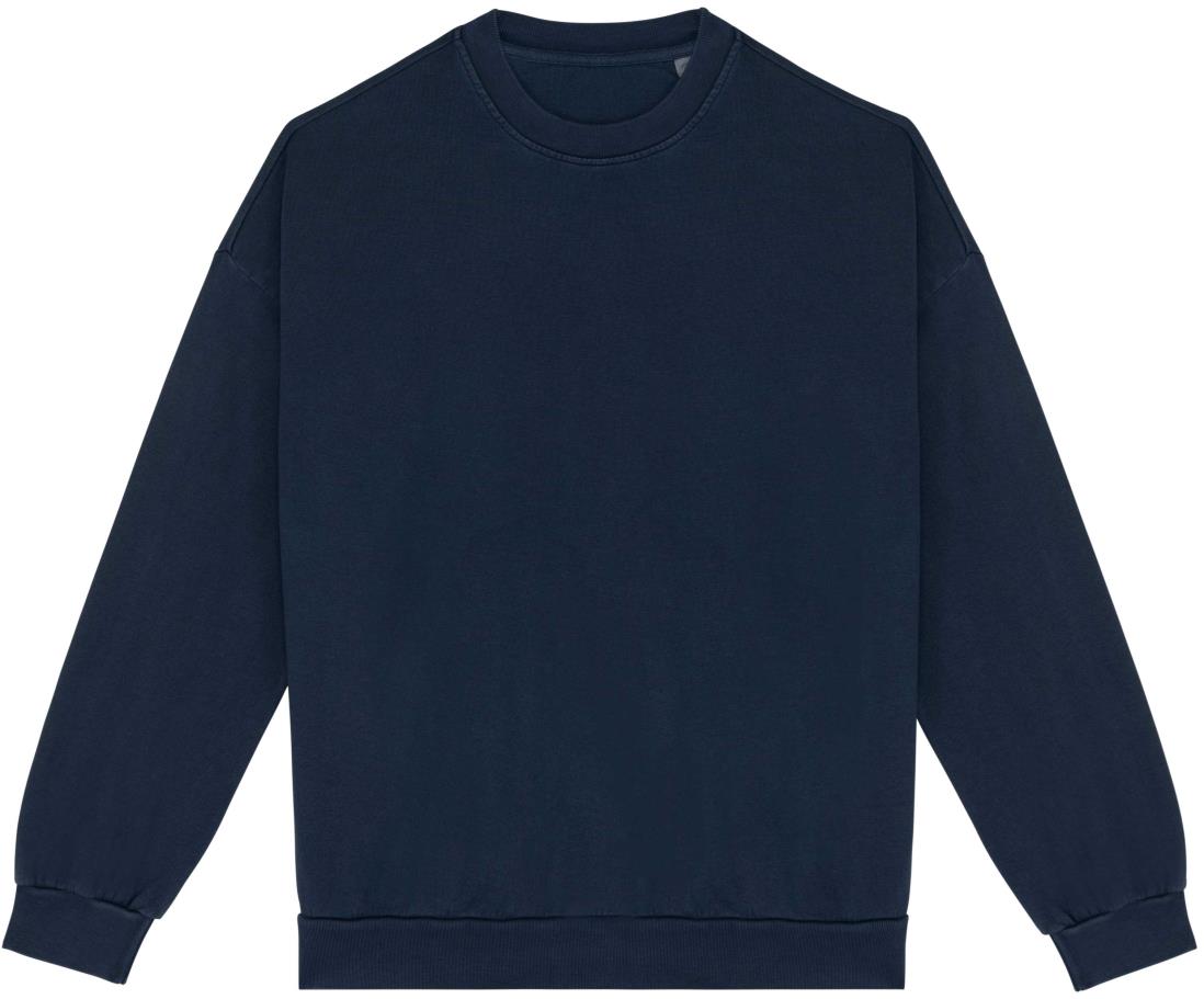 Ecologische oversized uniseks sweater French Terry