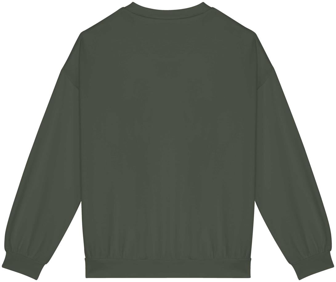 Ecologische oversized uniseks sweater French Terry