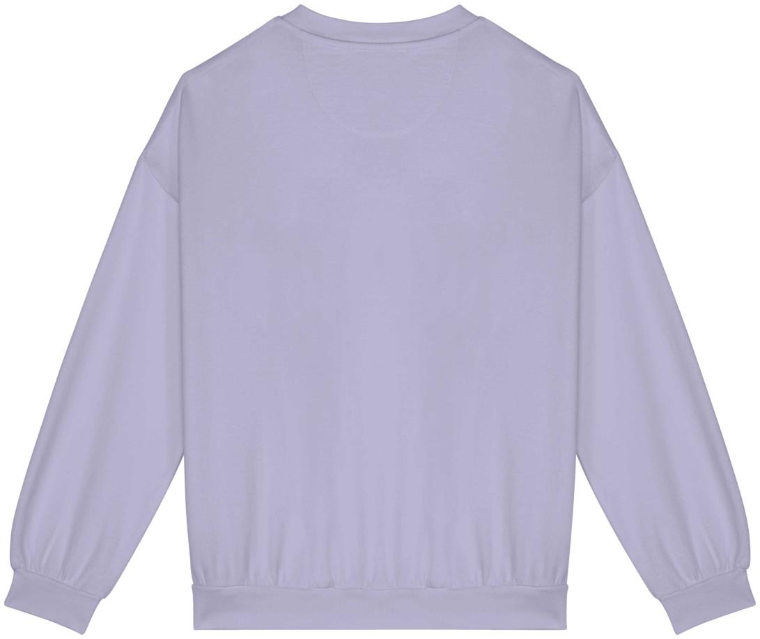 Ecologische oversized uniseks sweater French Terry
