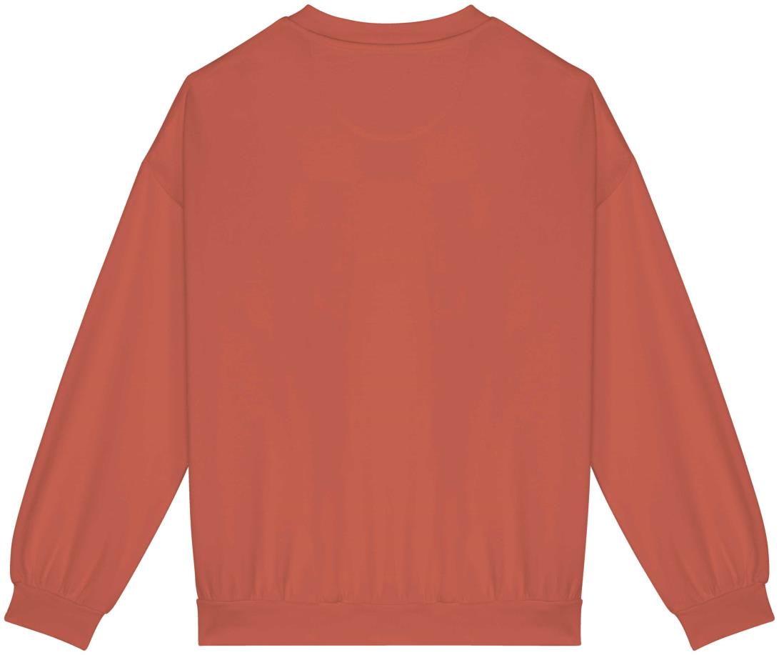 Ecologische oversized uniseks sweater French Terry