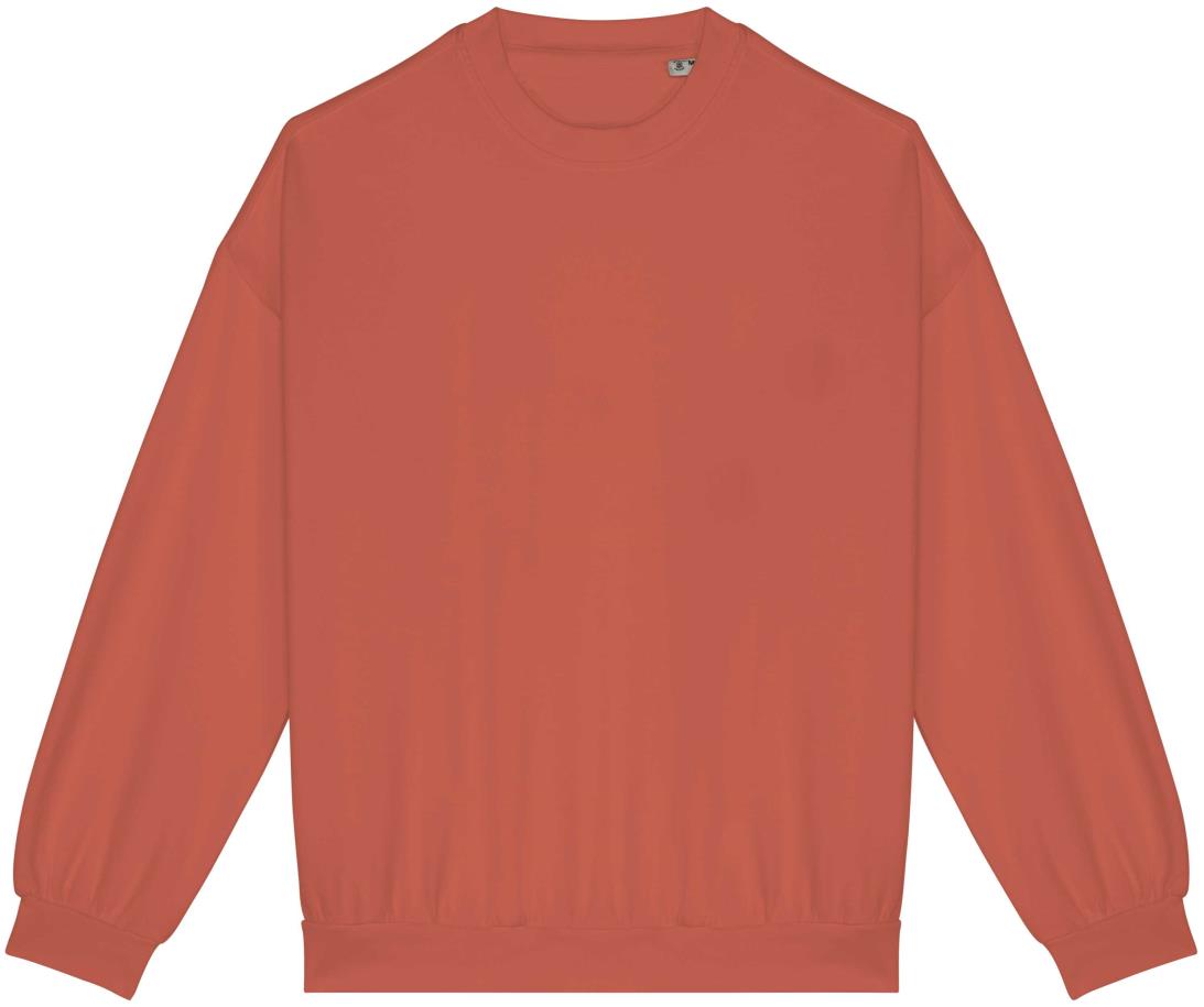 Ecologische oversized uniseks sweater French Terry