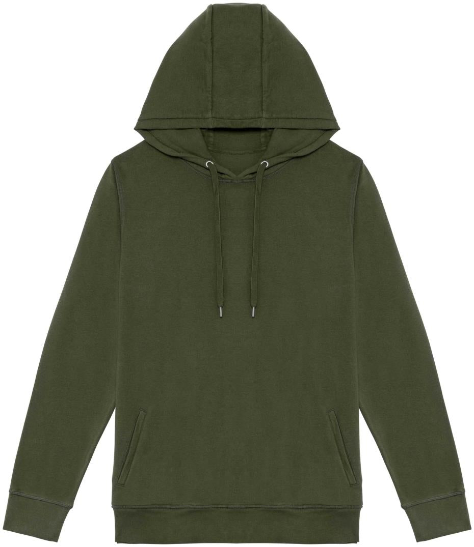 Ecologische uniseks sweater met capuchon French Terry