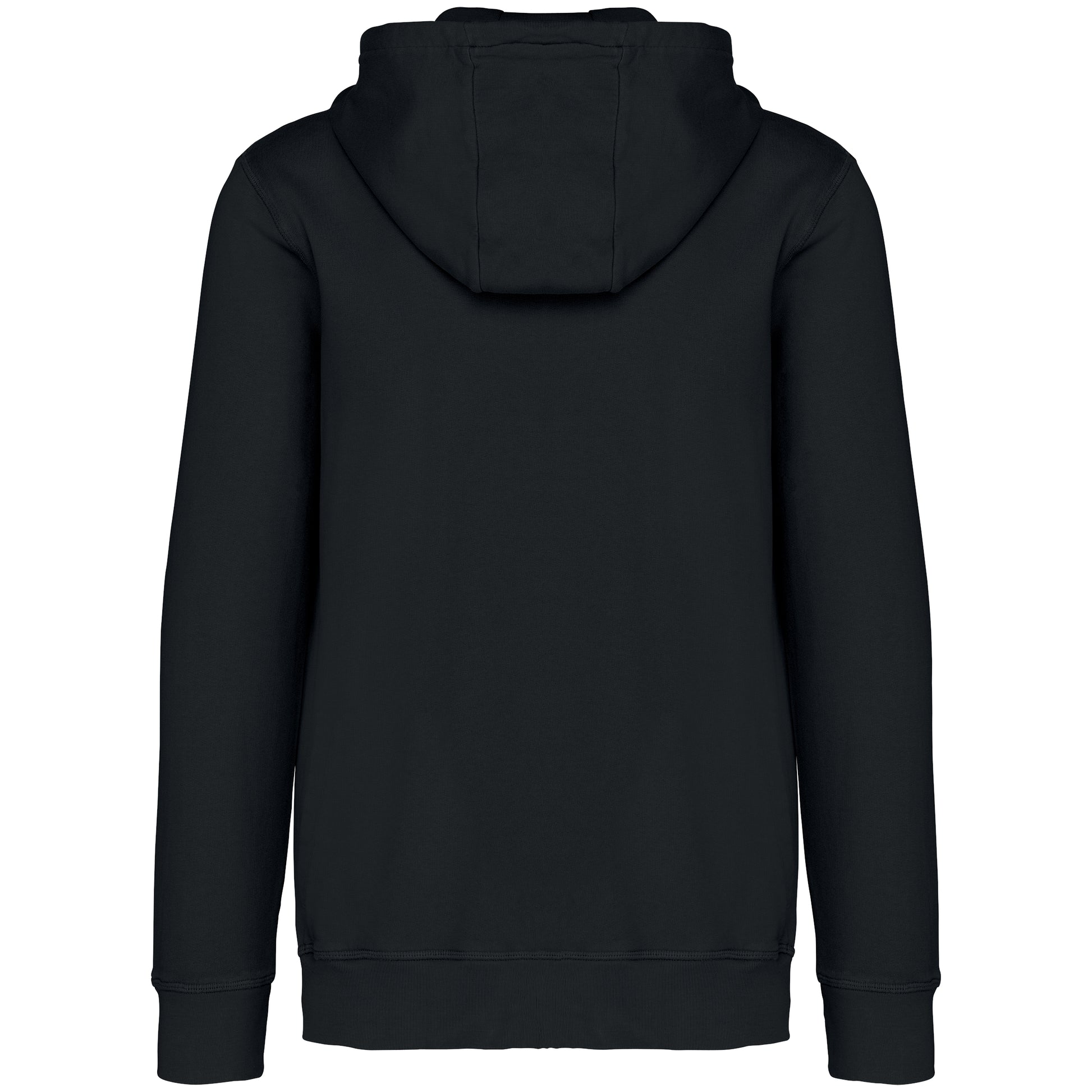 Ecologische uniseks sweater met rits en capuchon French Terry