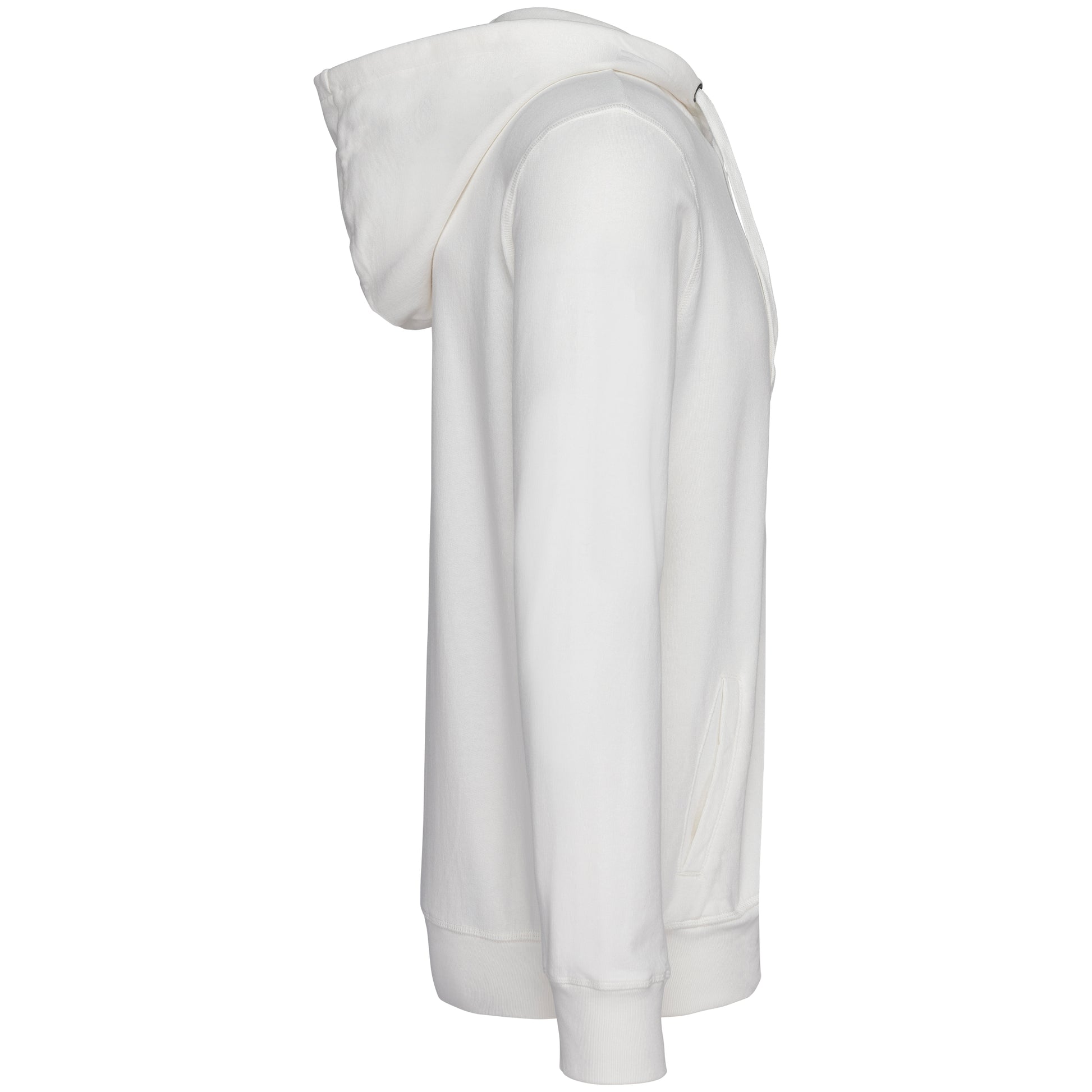 Ecologische uniseks sweater met rits en capuchon French Terry