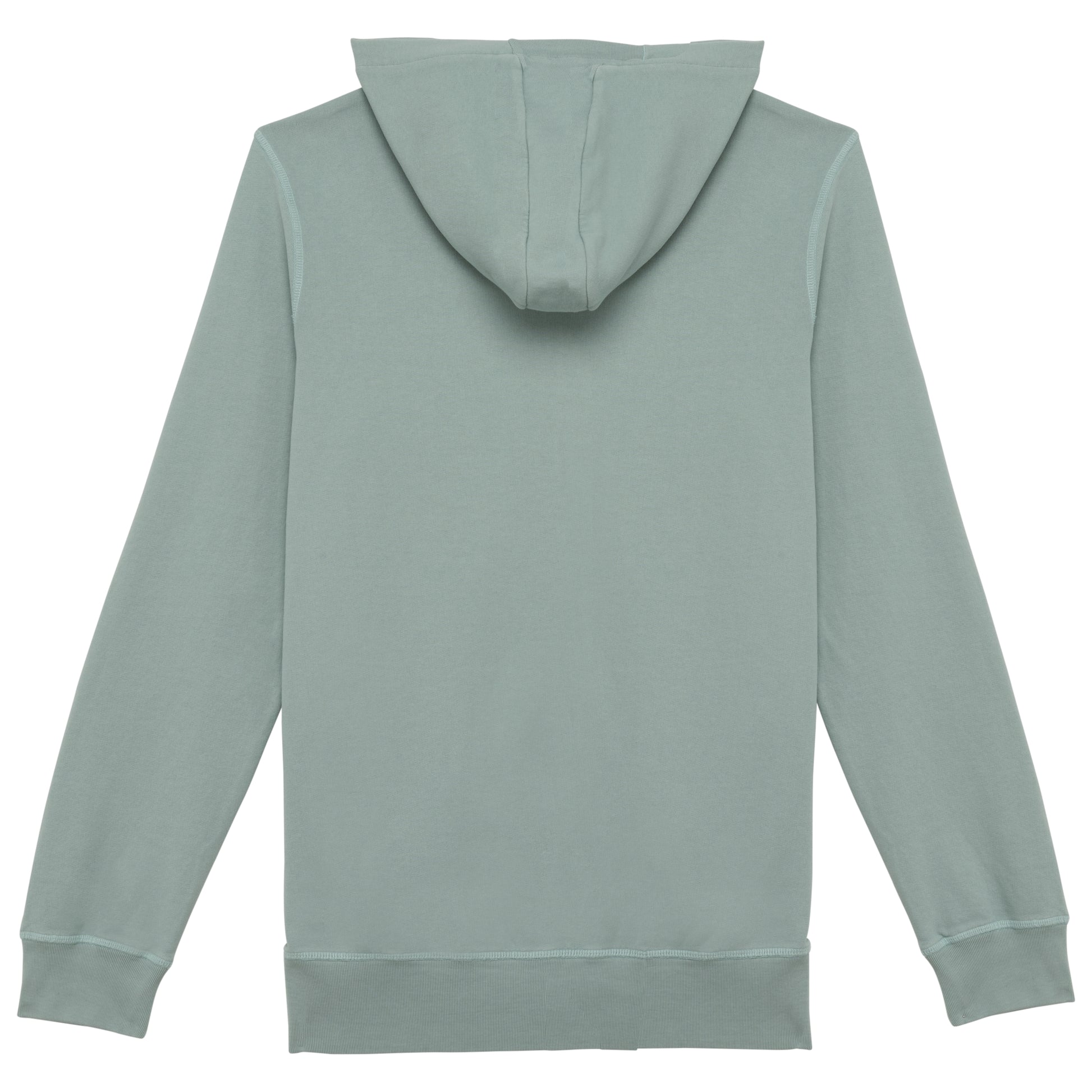 Ecologische uniseks sweater met rits en capuchon French Terry