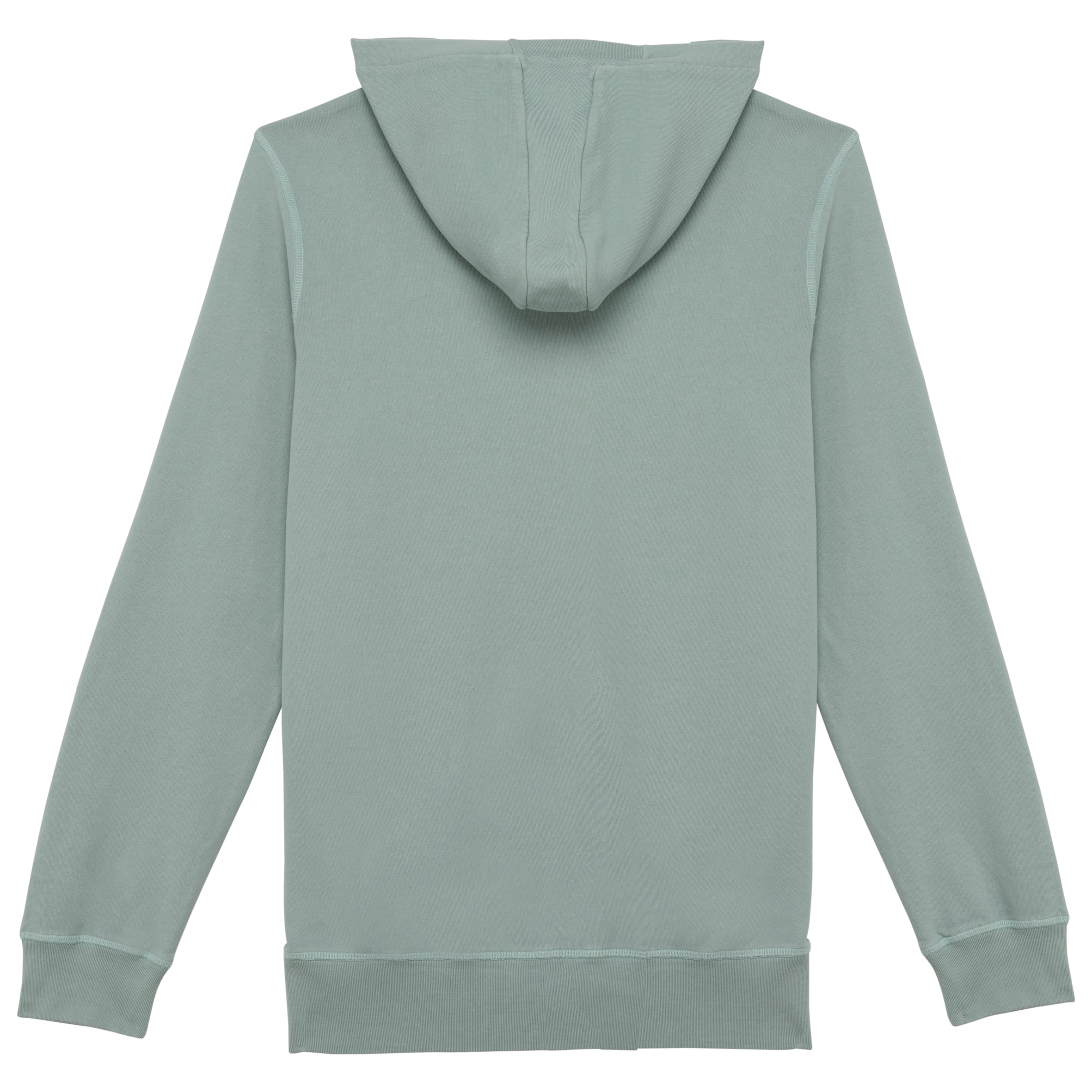 Ecologische uniseks sweater met rits en capuchon French Terry