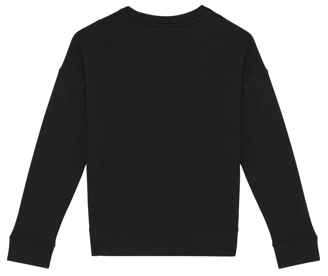 Ecologische damessweater met afhangende mouwen