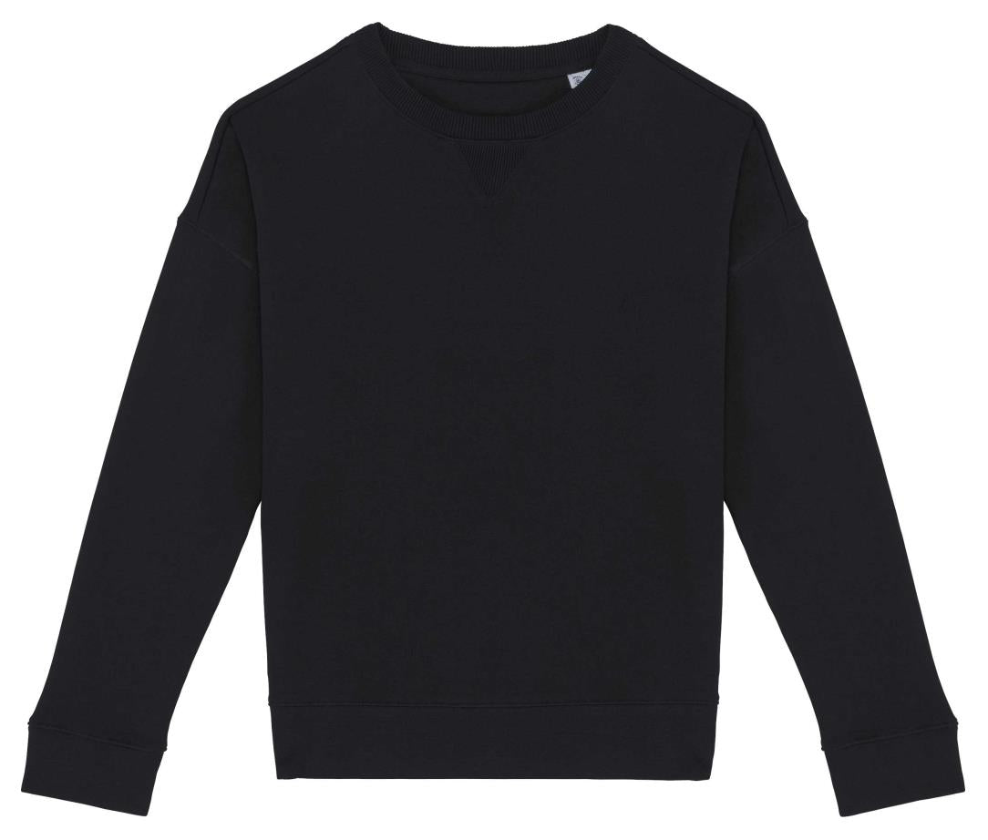 Ecologische damessweater met afhangende mouwen