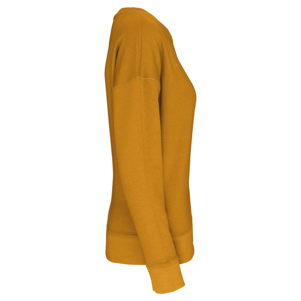 Ecologische damessweater met afhangende mouwen