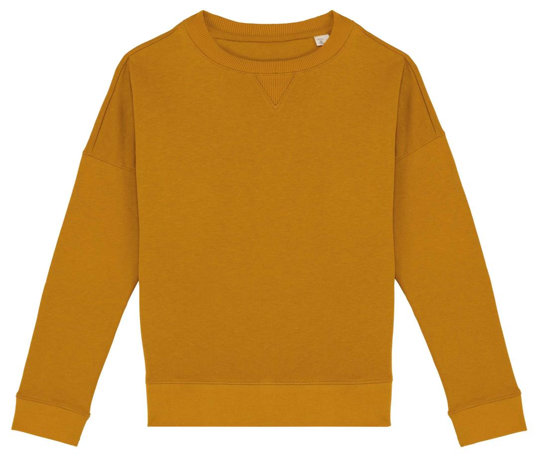 Ecologische damessweater met afhangende mouwen