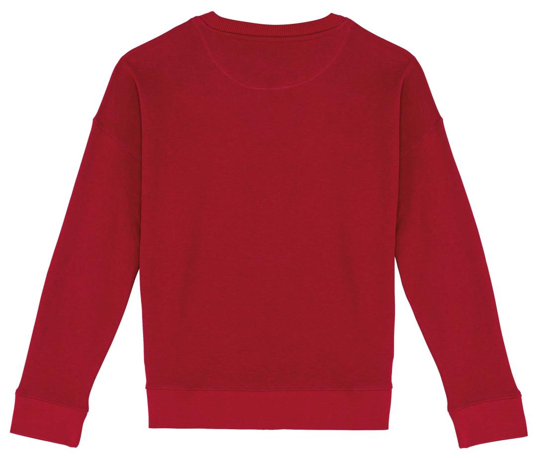 Ecologische damessweater met afhangende mouwen