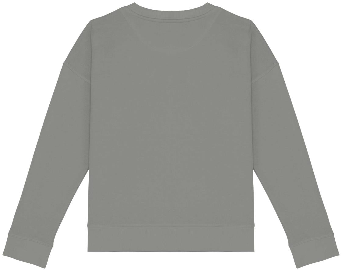 Ecologische damessweater met afhangende mouwen