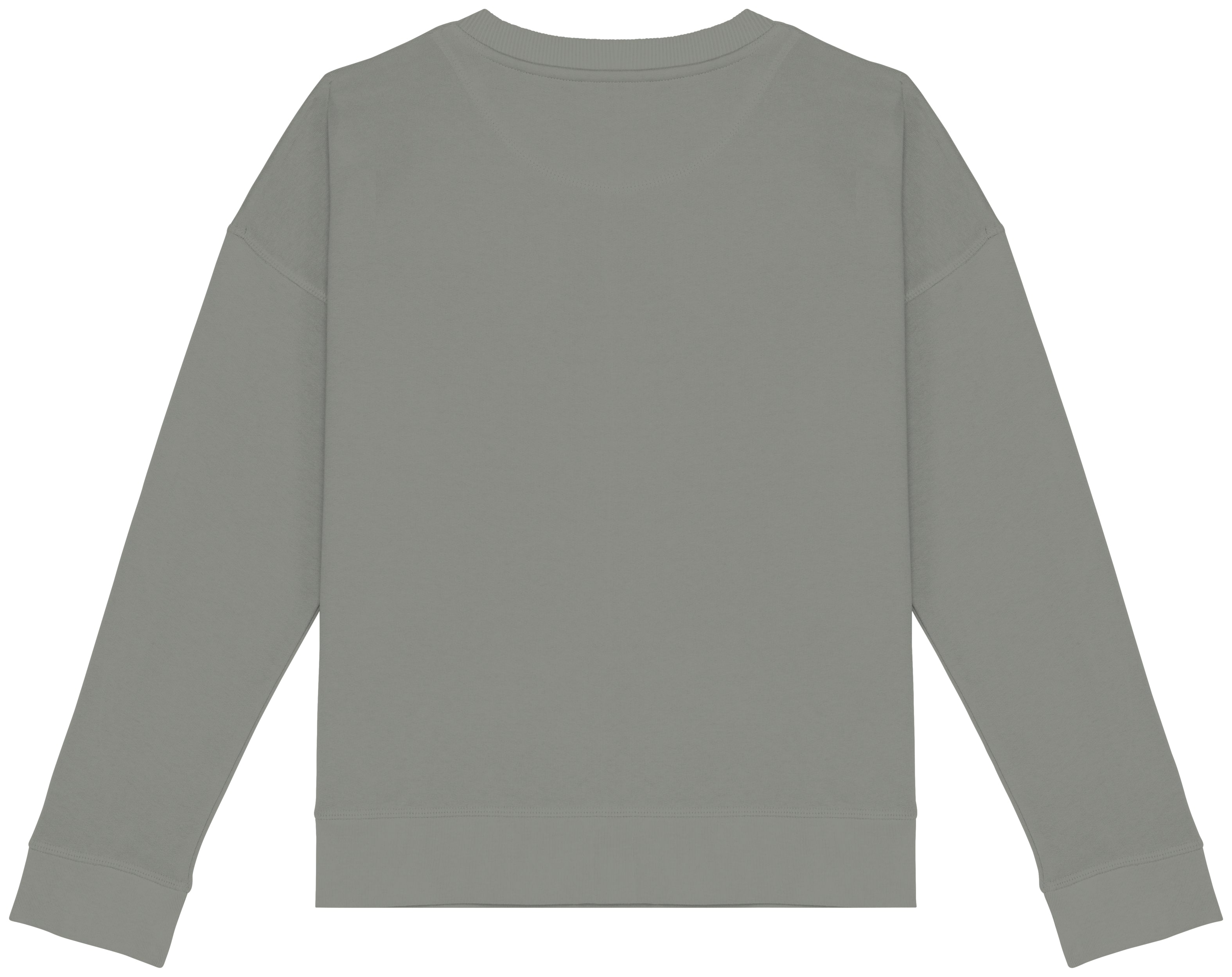 Ecologische damessweater met afhangende mouwen