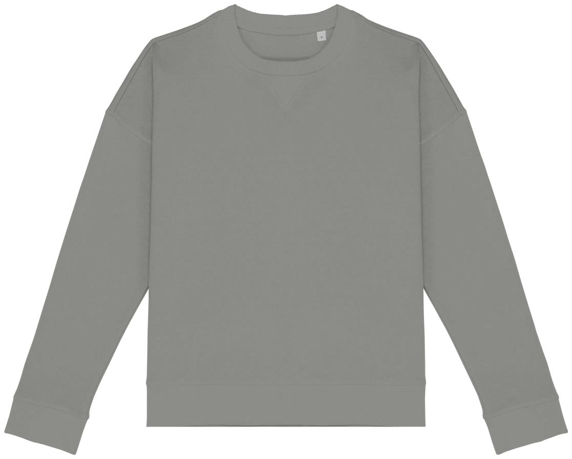 Ecologische damessweater met afhangende mouwen