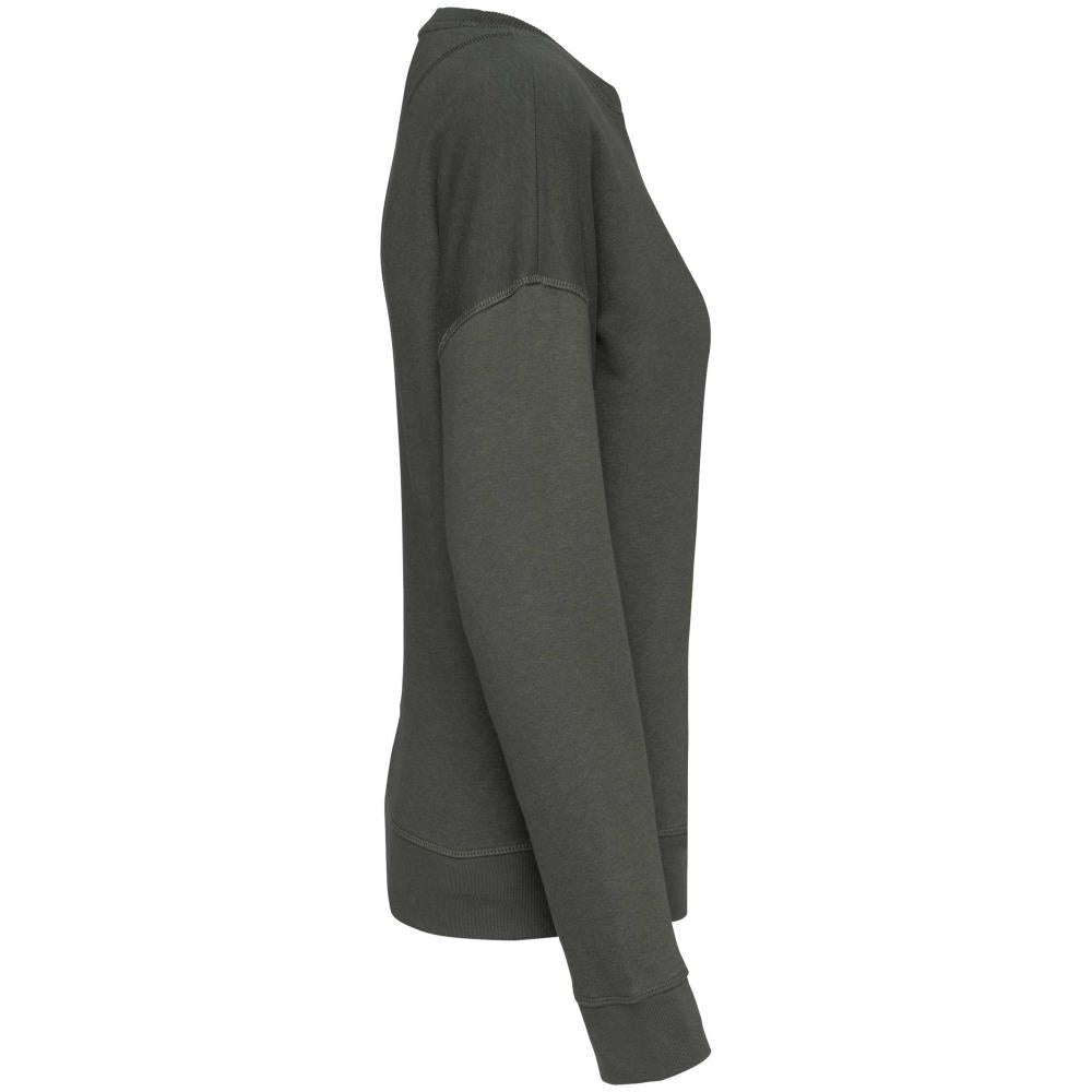 Ecologische damessweater met afhangende mouwen