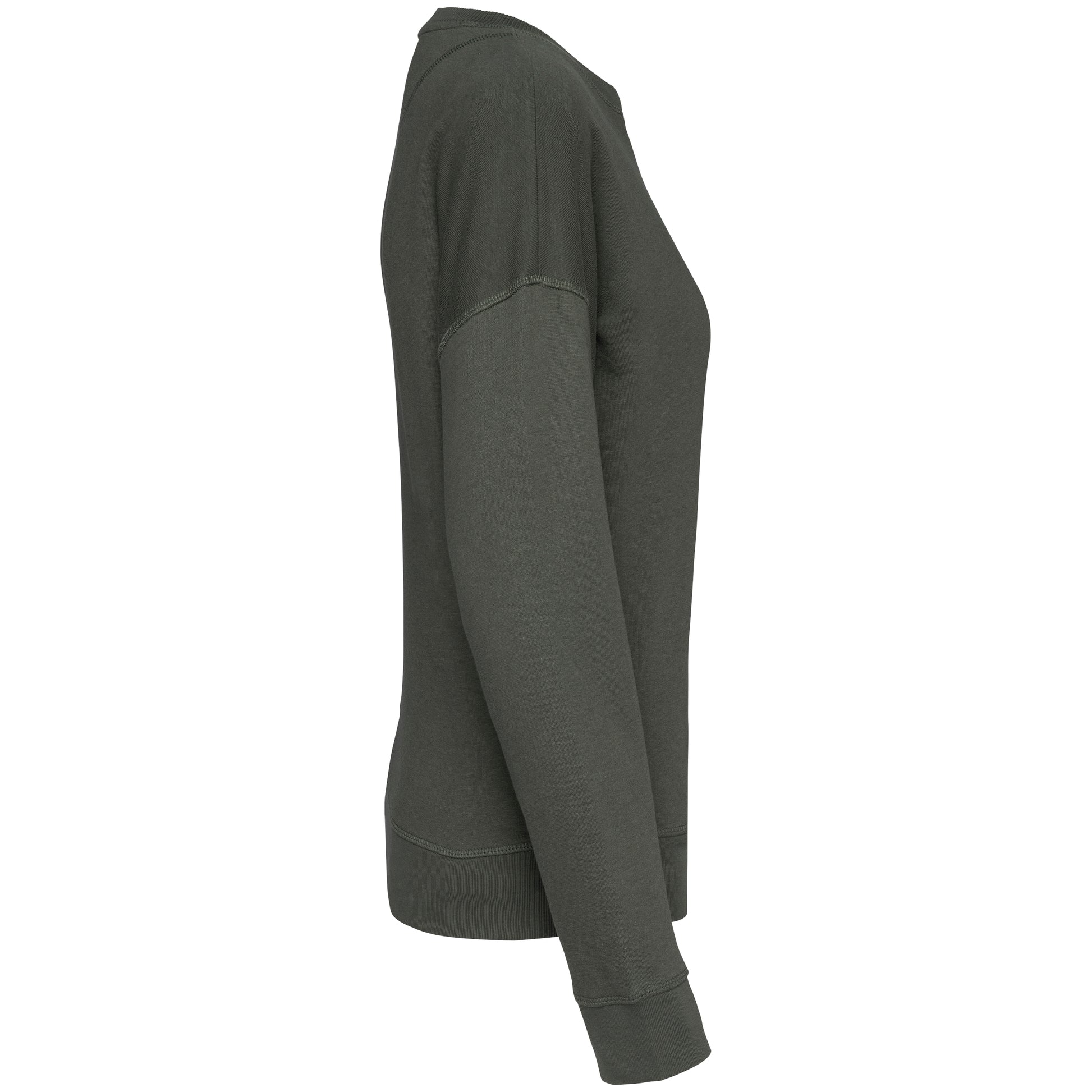 Ecologische damessweater met afhangende mouwen