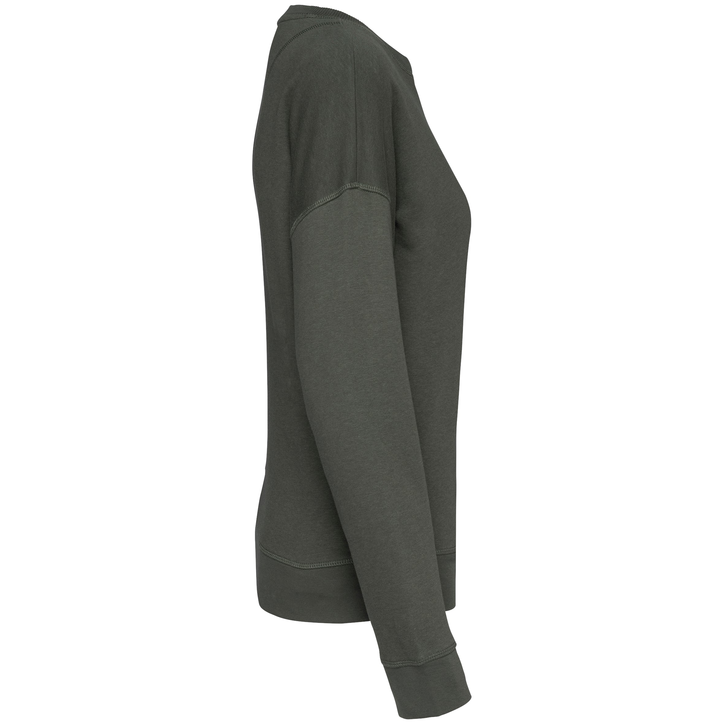 Ecologische damessweater met afhangende mouwen