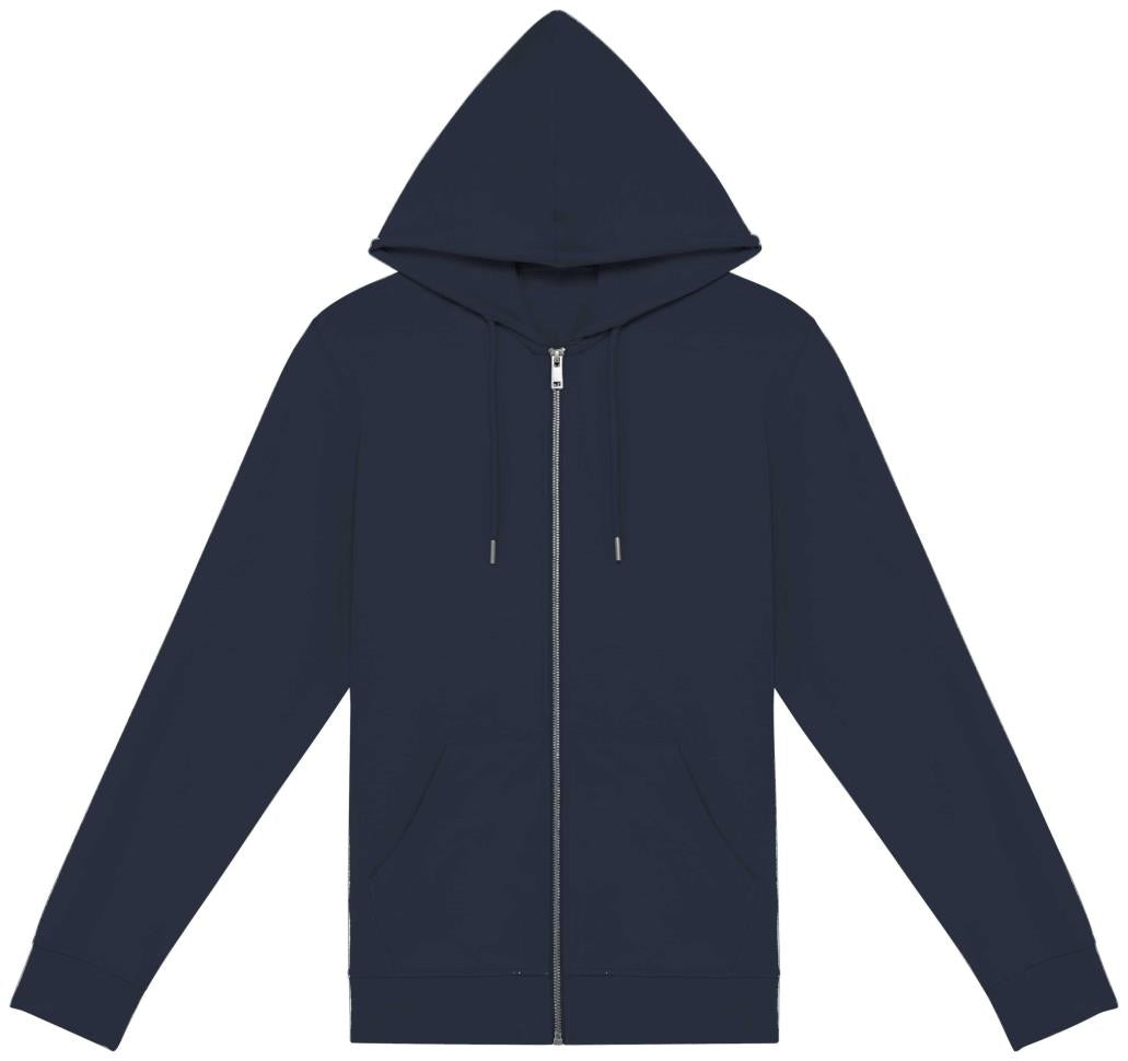 Heren sweater met capuchon en rits