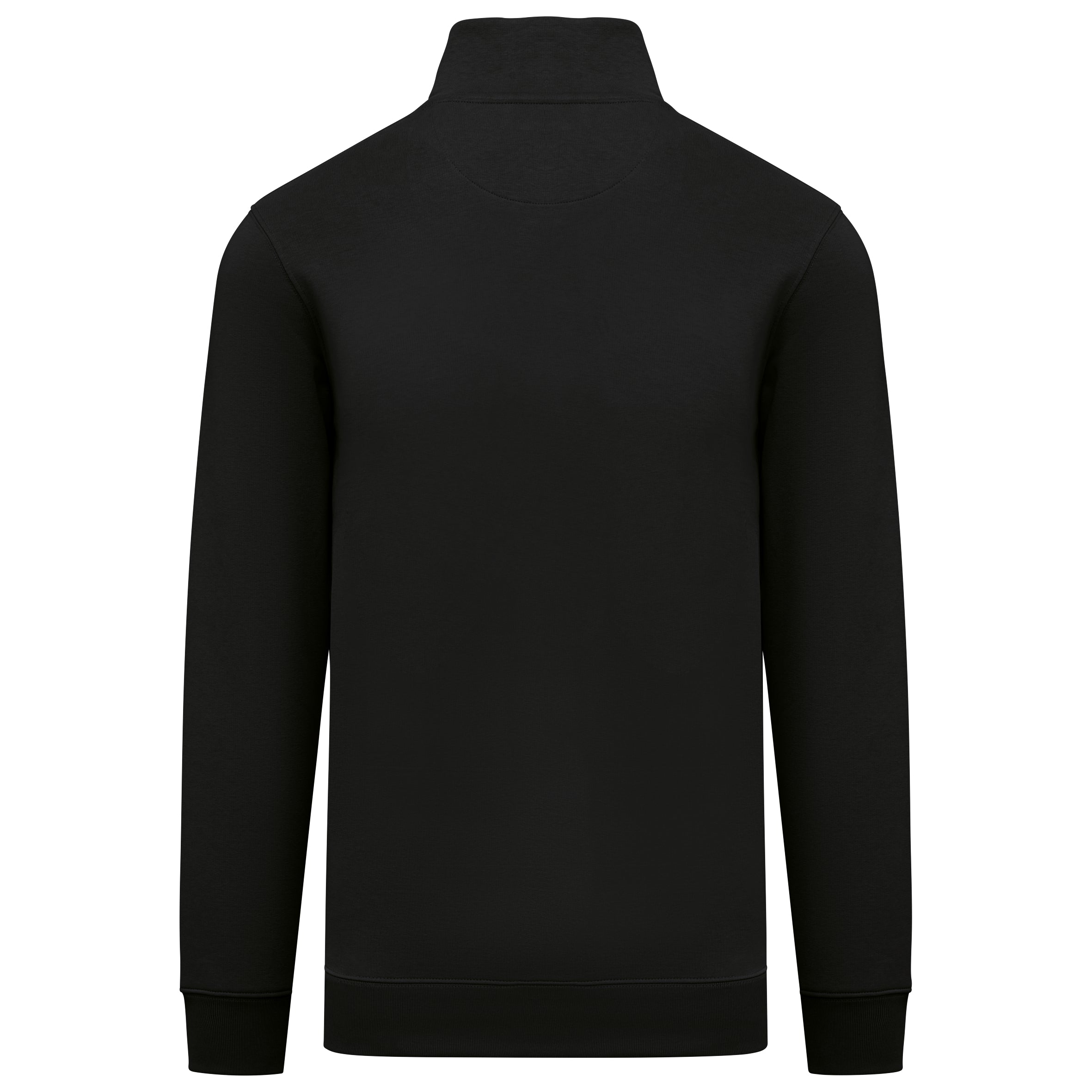 Duurzame herensweater met opstaande ritskraag