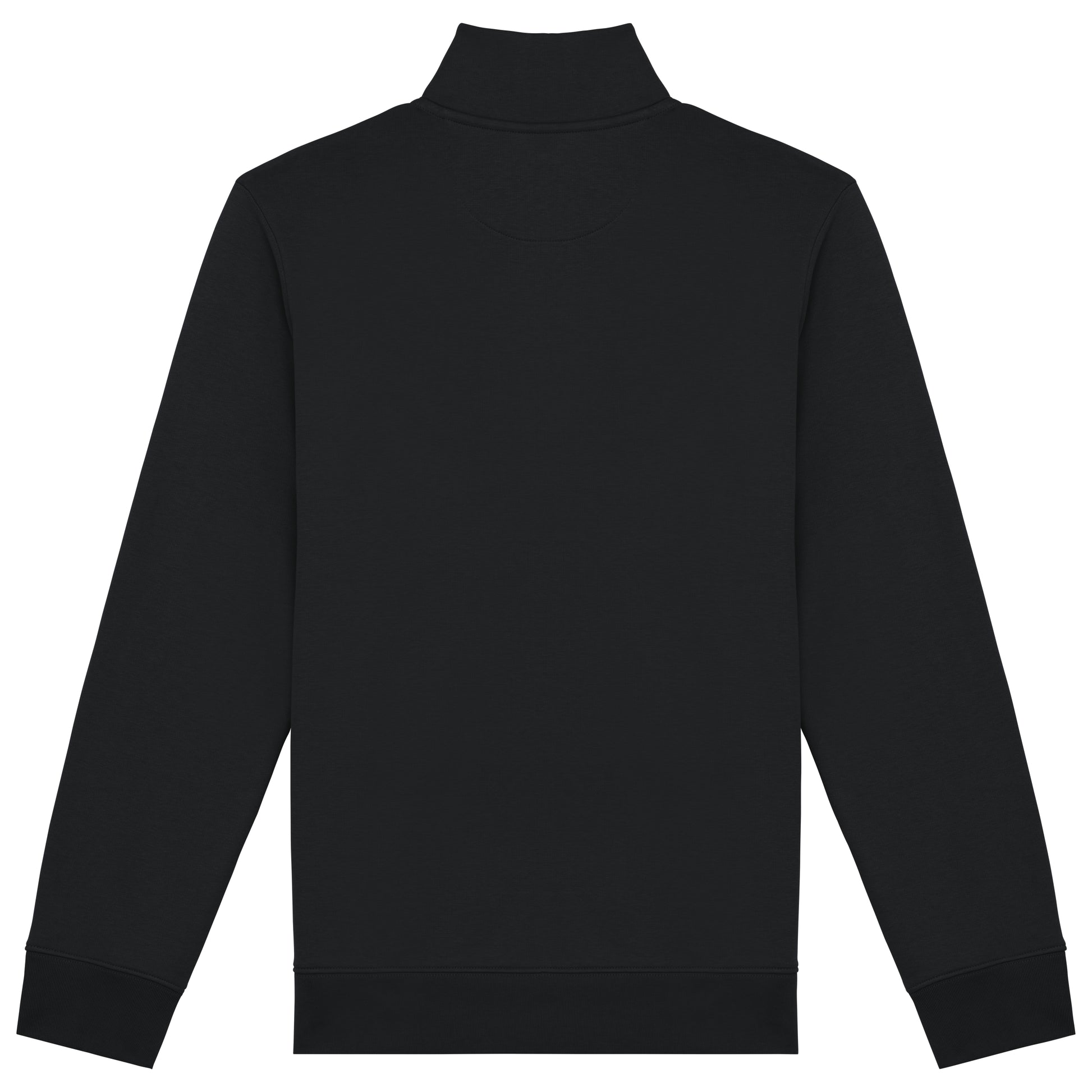 Duurzame herensweater met opstaande ritskraag