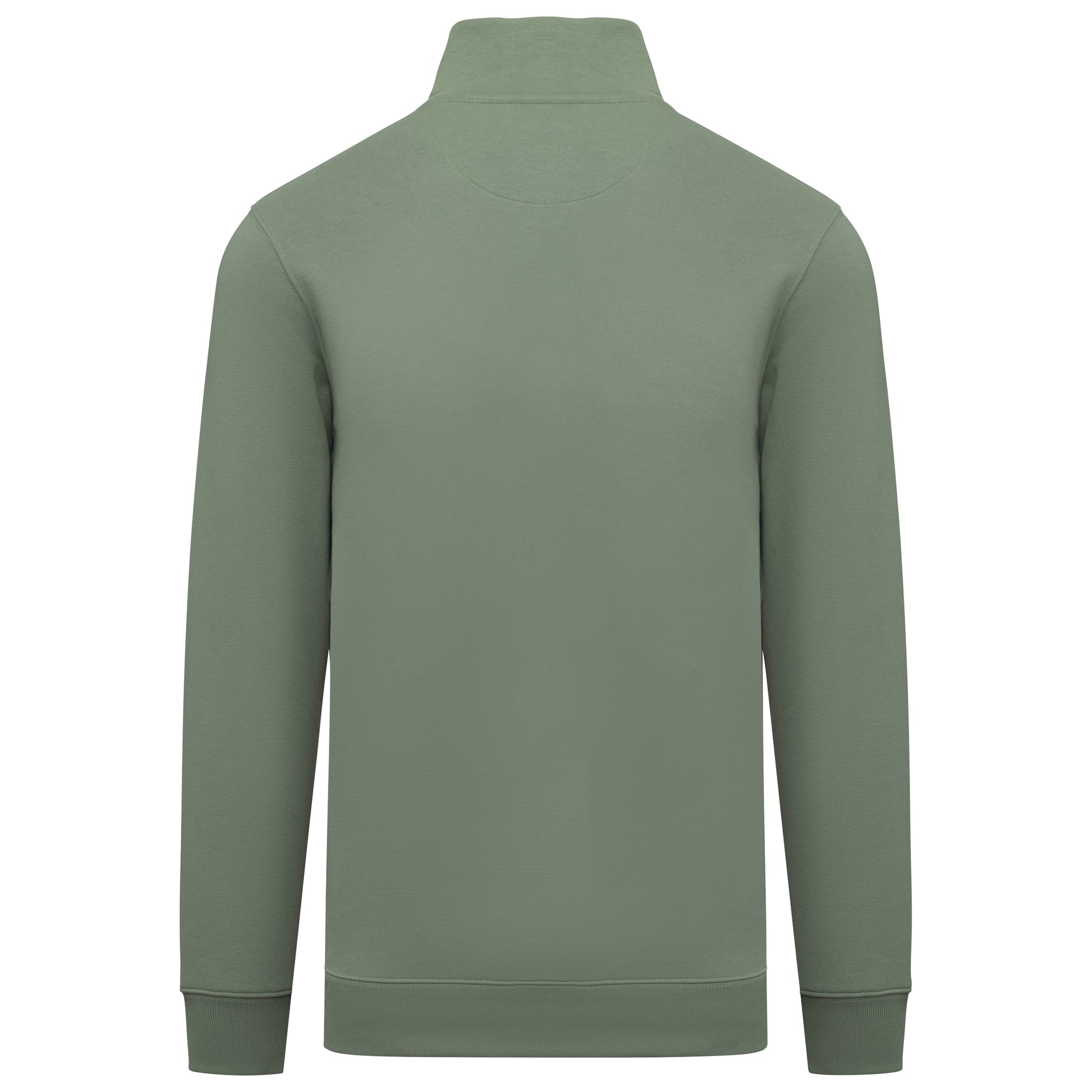 Duurzame herensweater met opstaande ritskraag