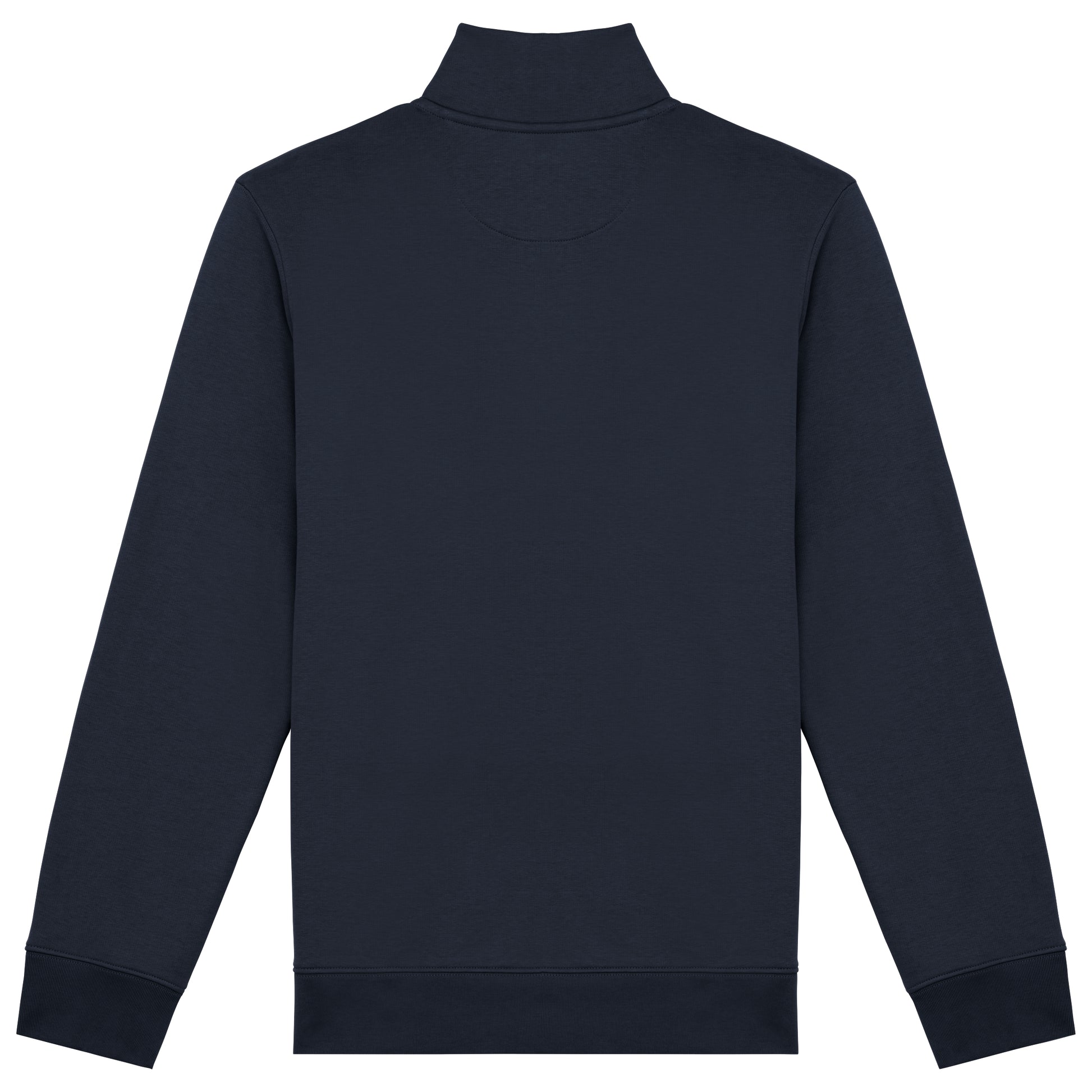 Duurzame herensweater met opstaande ritskraag