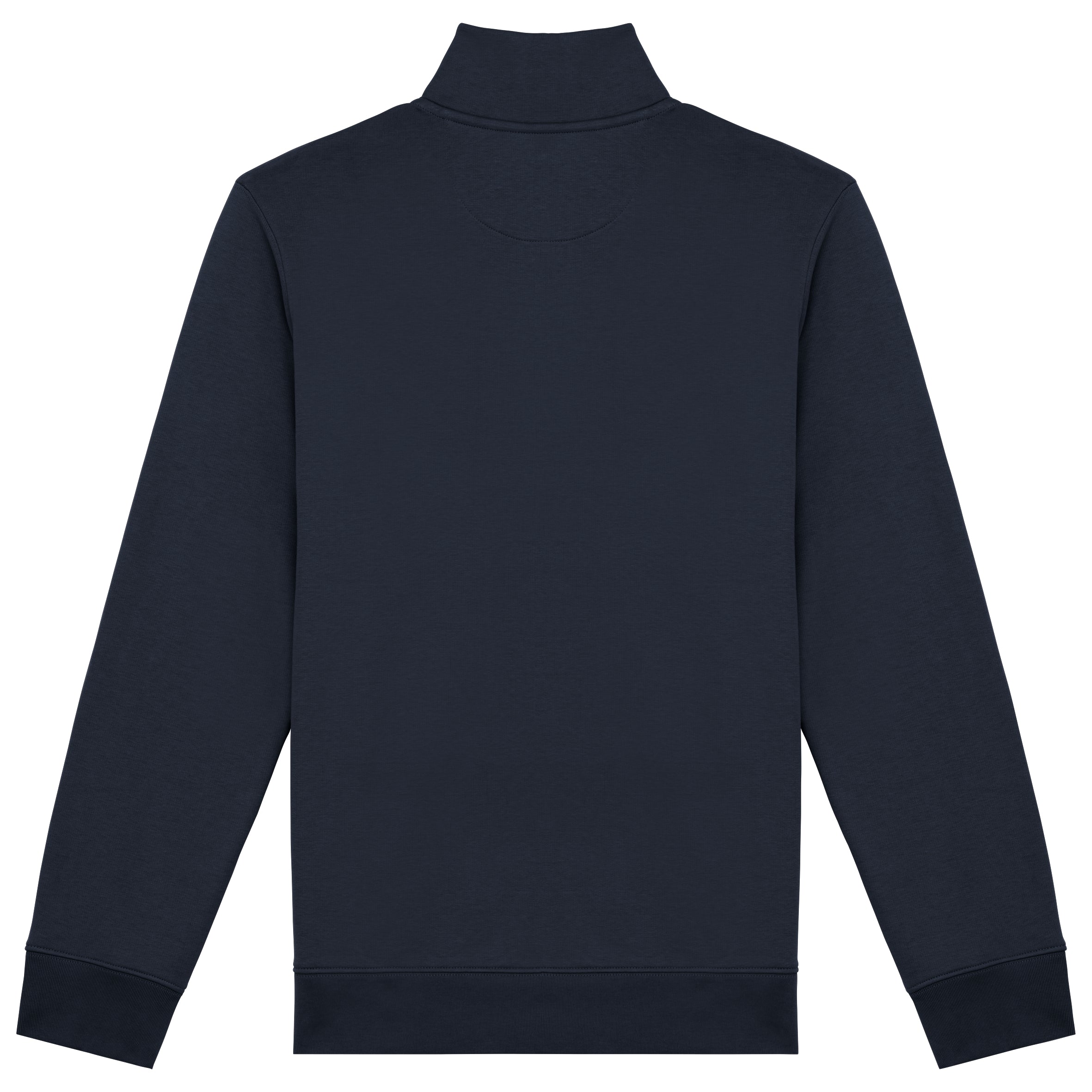 Duurzame herensweater met opstaande ritskraag