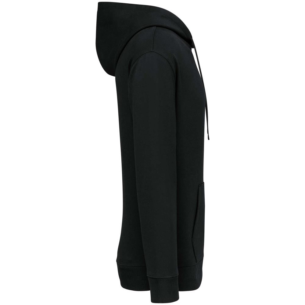 Ecologische uniseks sweater met capuchon en afhangende mouwen French Terry