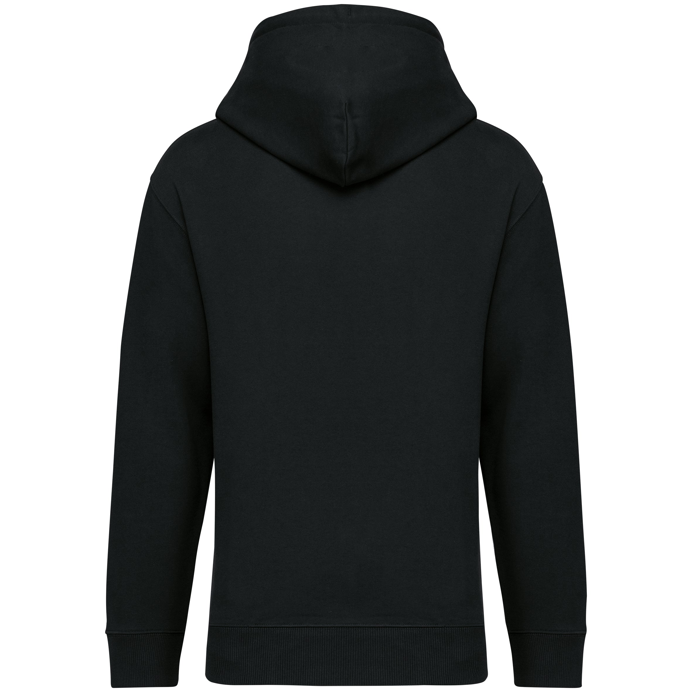 Ecologische uniseks sweater met capuchon en afhangende mouwen French Terry