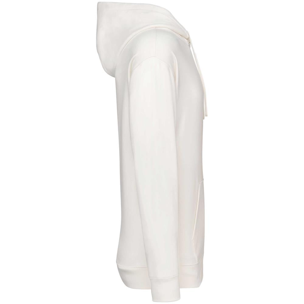 Ecologische uniseks sweater met capuchon en afhangende mouwen French Terry