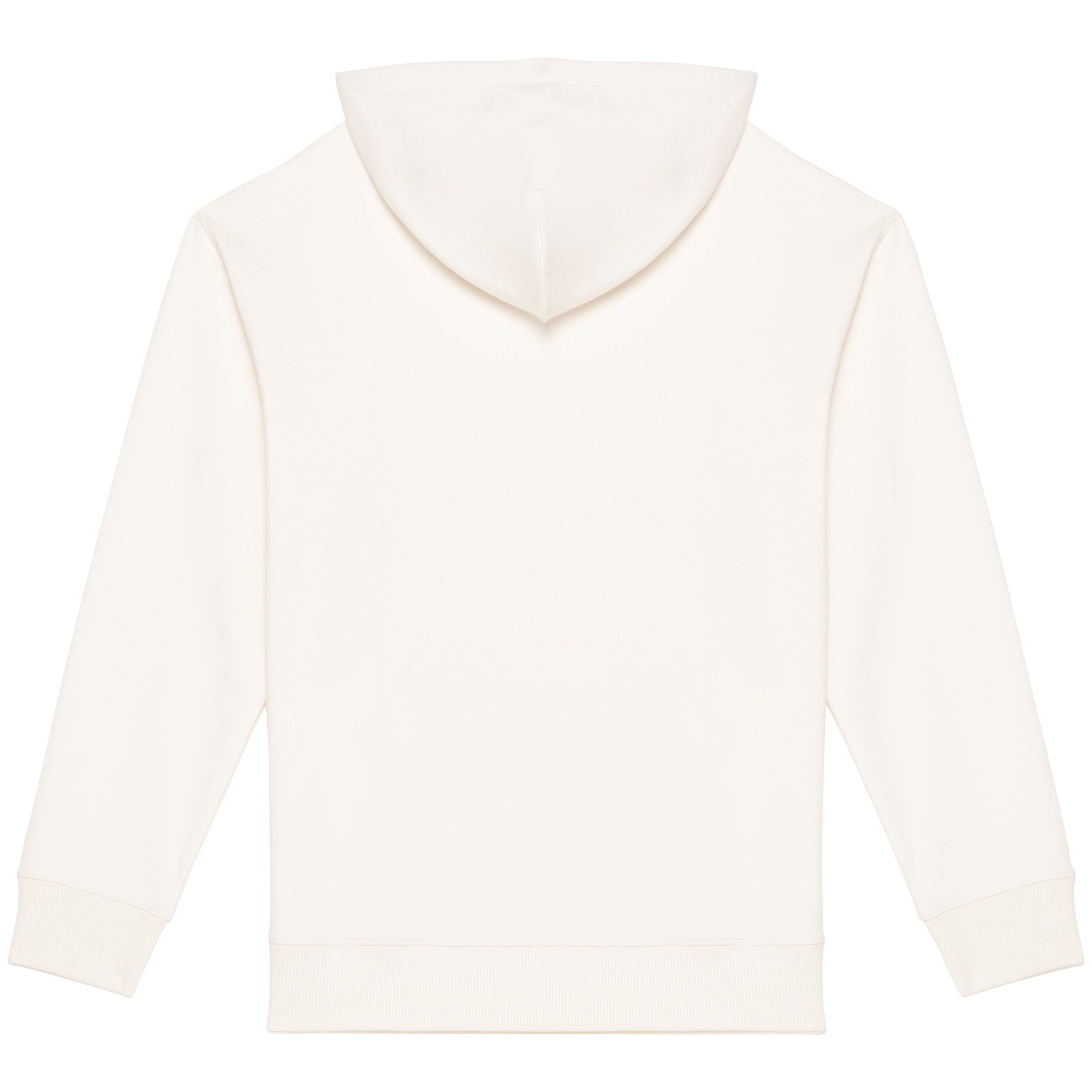 Ecologische uniseks sweater met capuchon en afhangende mouwen French Terry