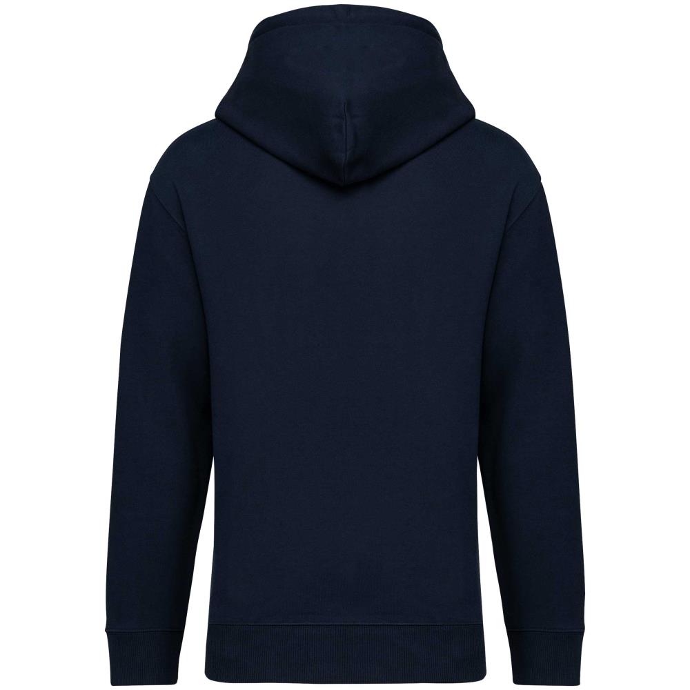 Ecologische uniseks sweater met capuchon en afhangende mouwen French Terry