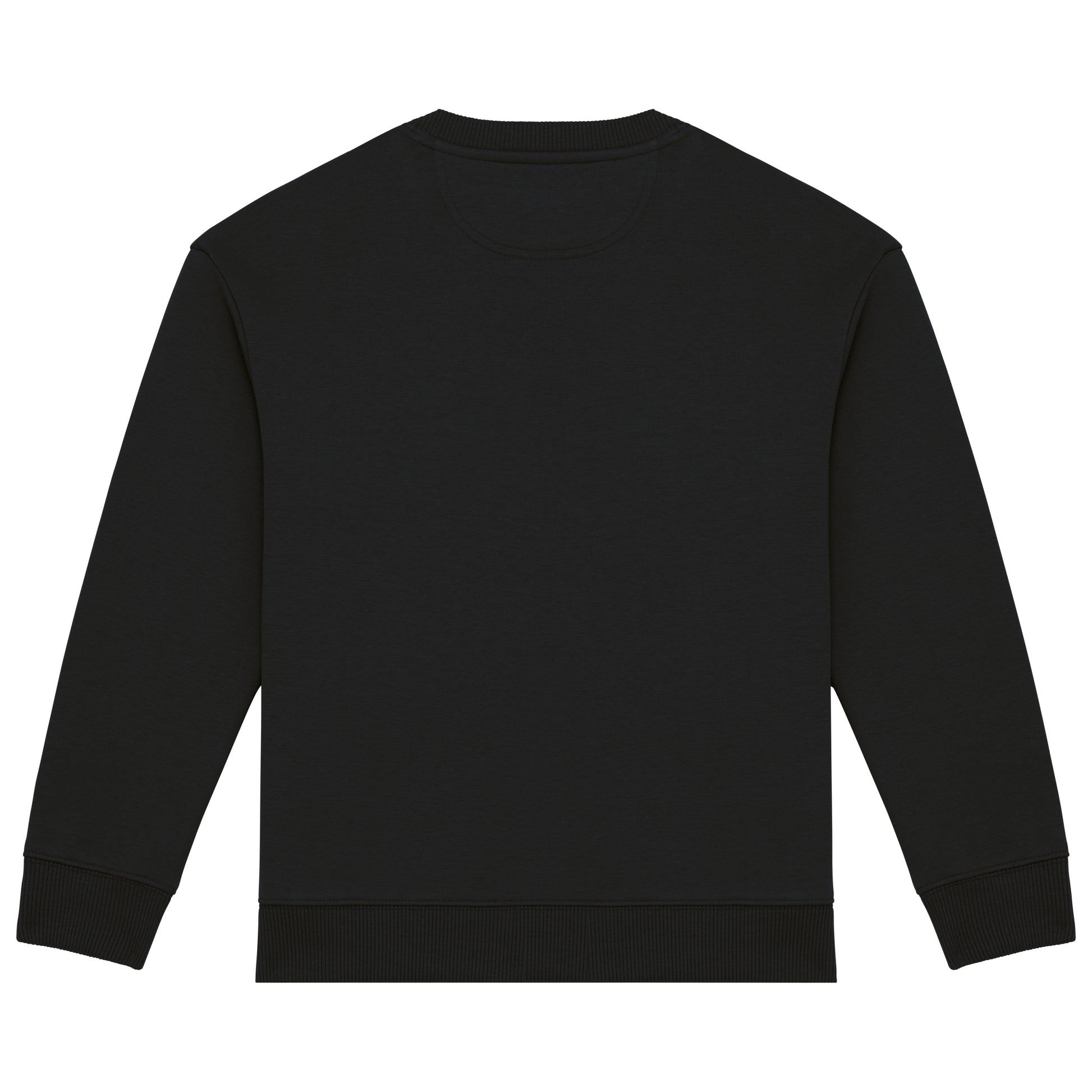 Ecologische cropped kindersweater met ronde hals