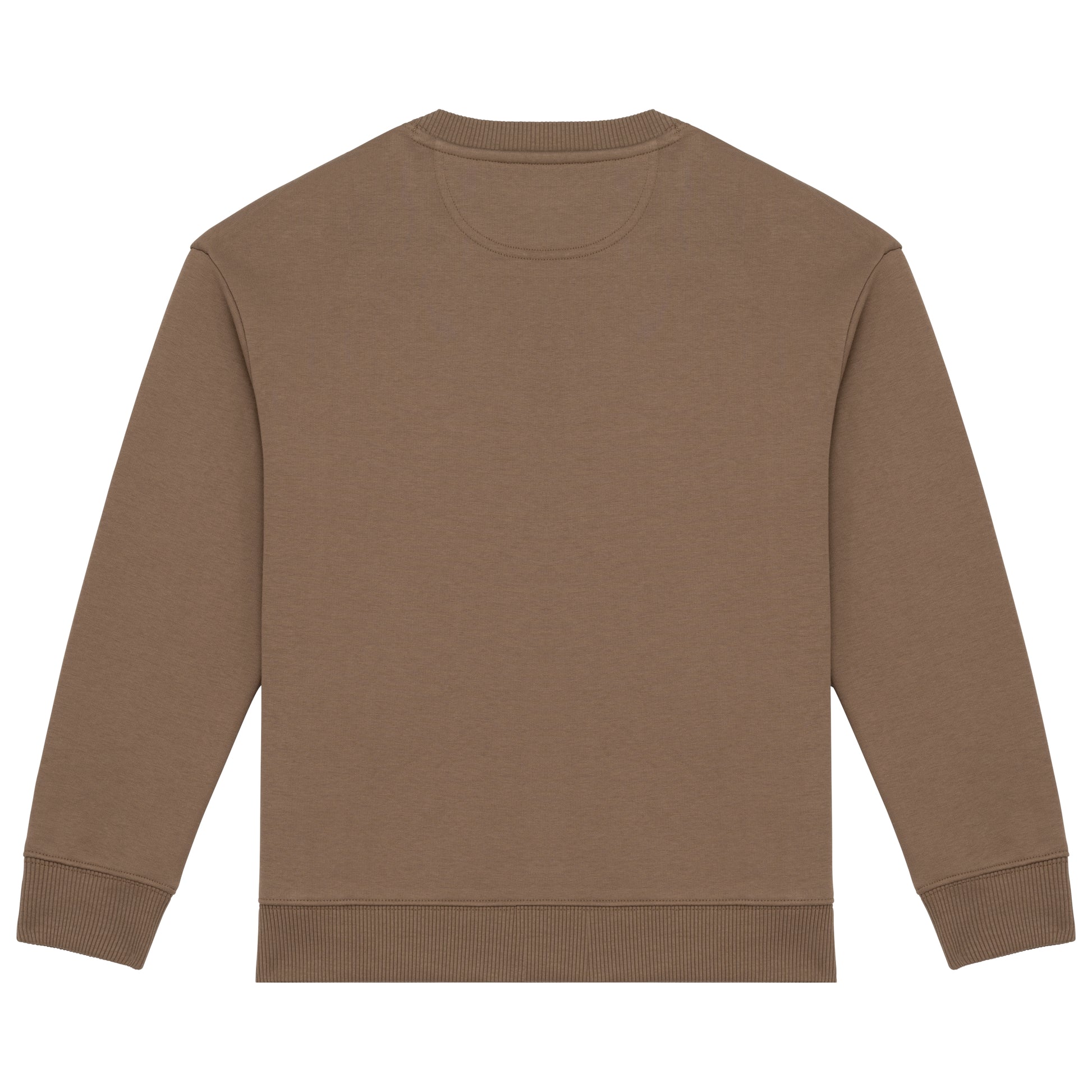 Ecologische cropped kindersweater met ronde hals