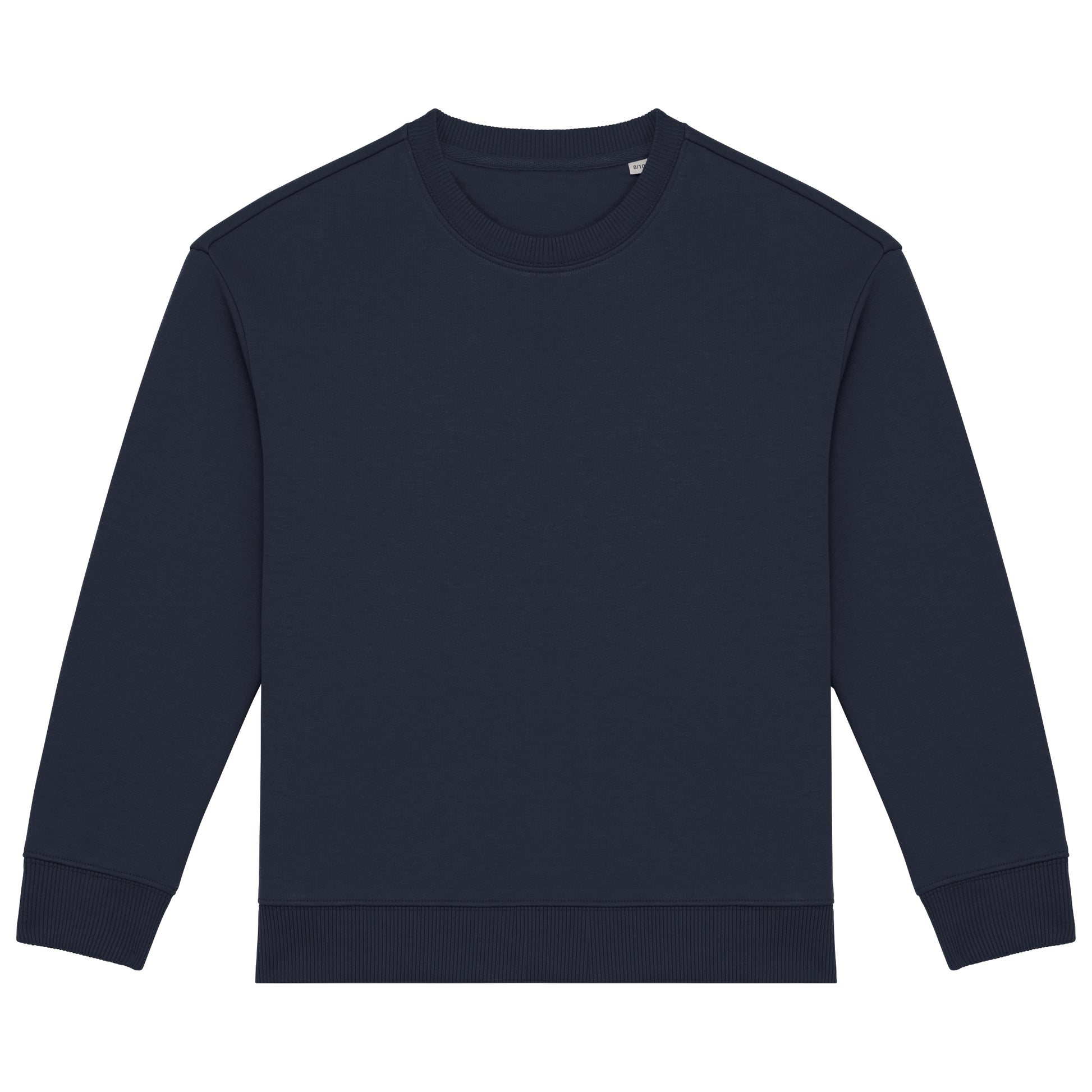 Ecologische cropped kindersweater met ronde hals