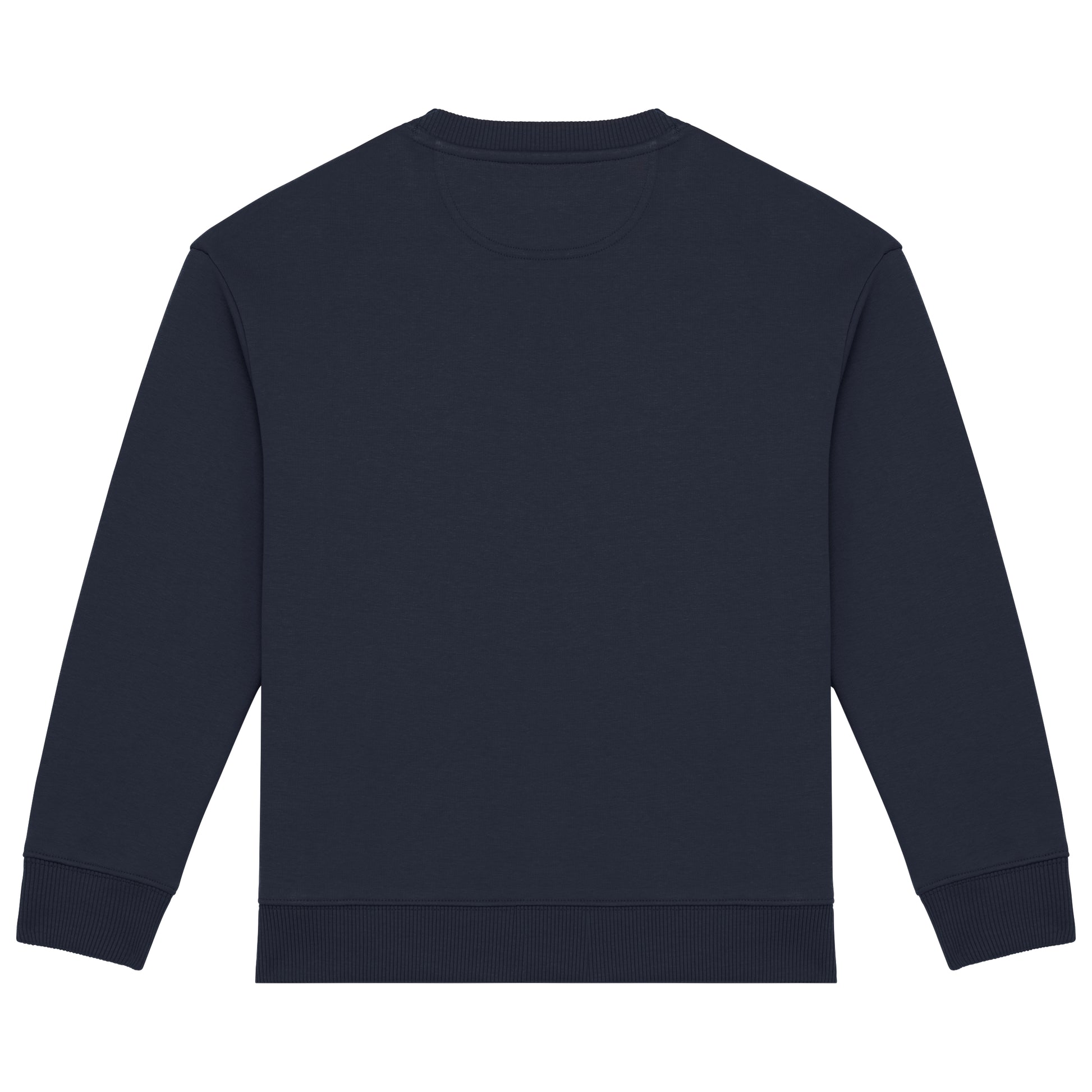 Ecologische cropped kindersweater met ronde hals