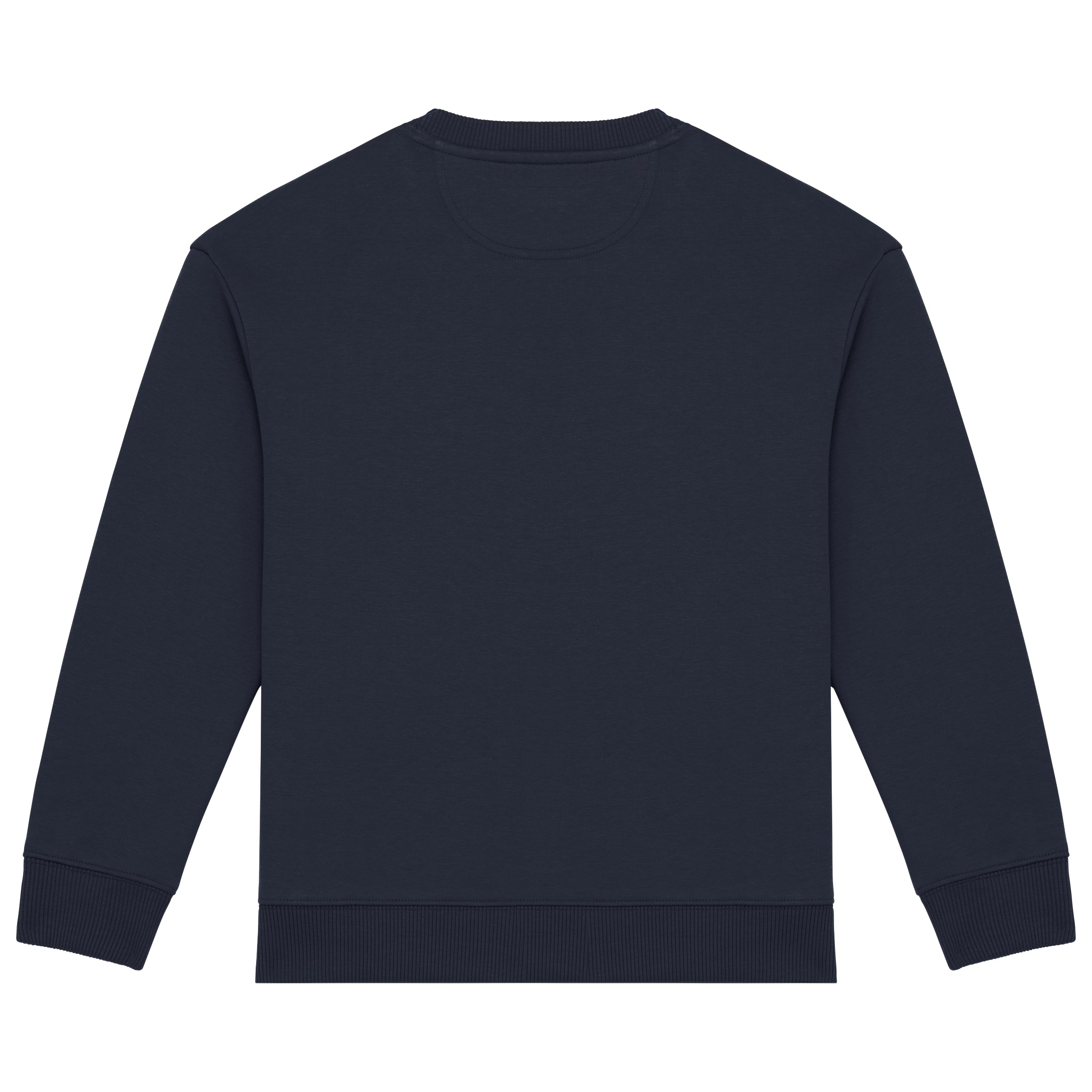 Ecologische cropped kindersweater met ronde hals