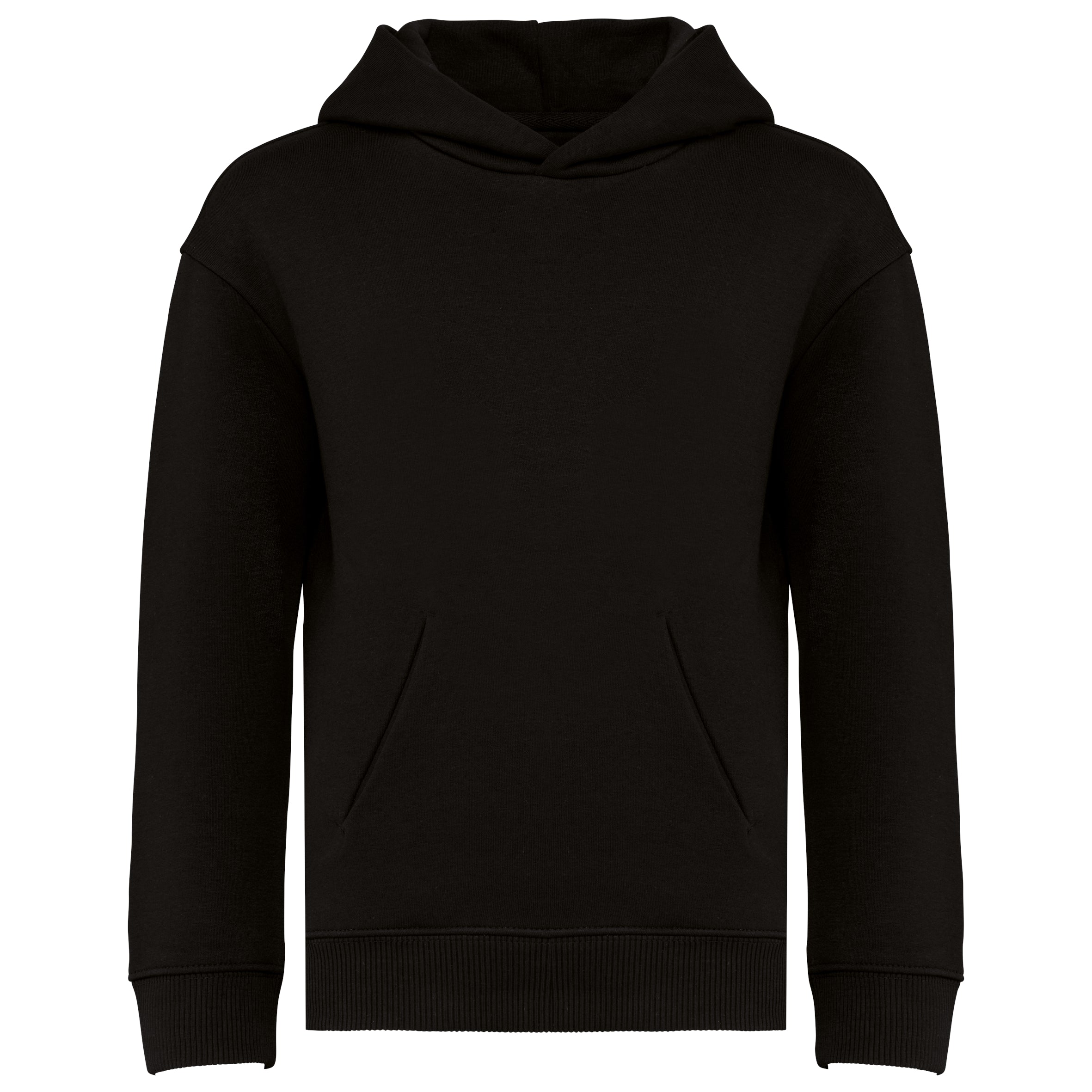 Duurzame oversized kindersweater met capuchon