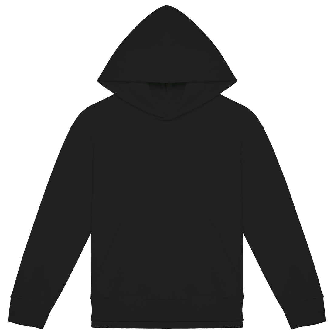 Duurzame oversized kindersweater met capuchon