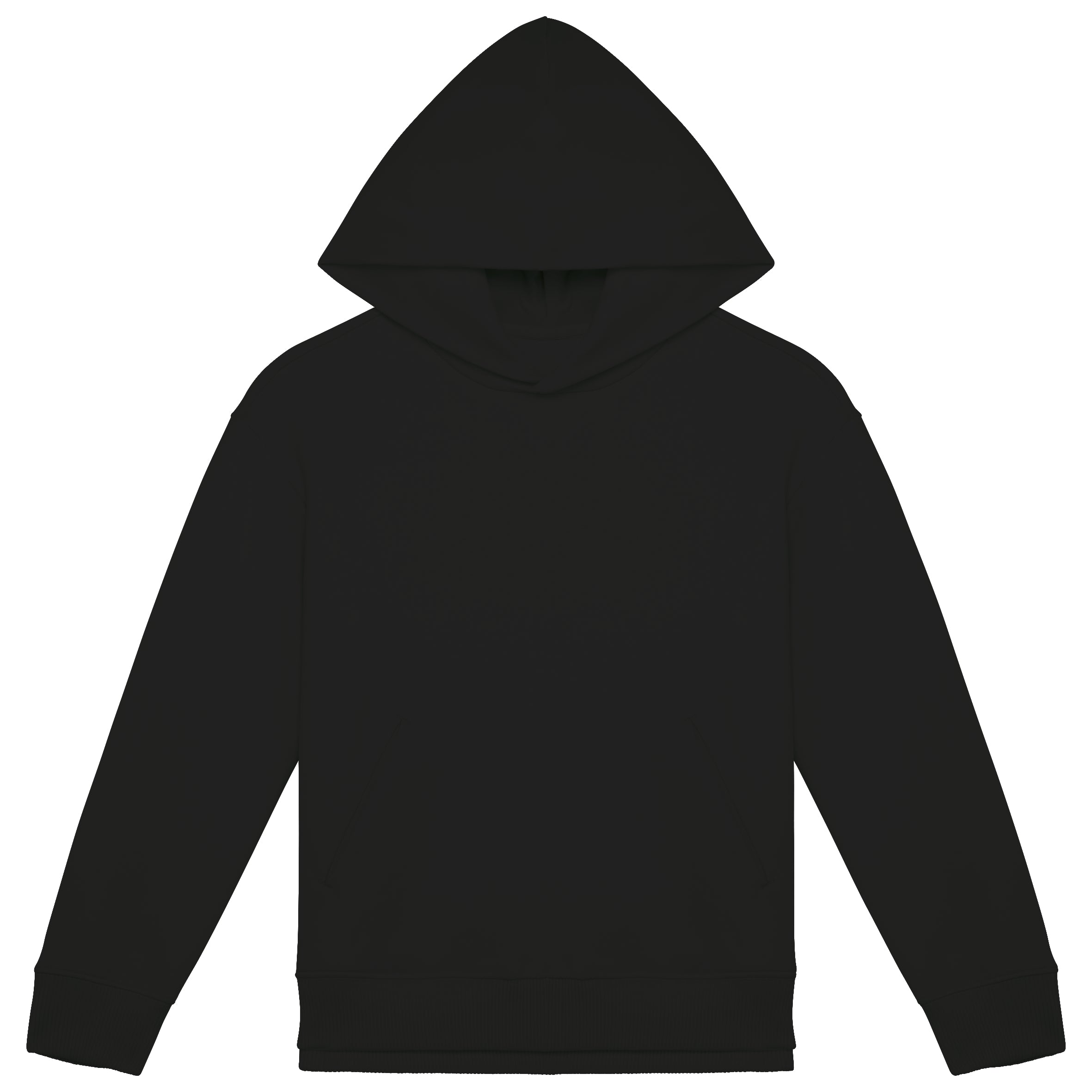 Duurzame oversized kindersweater met capuchon