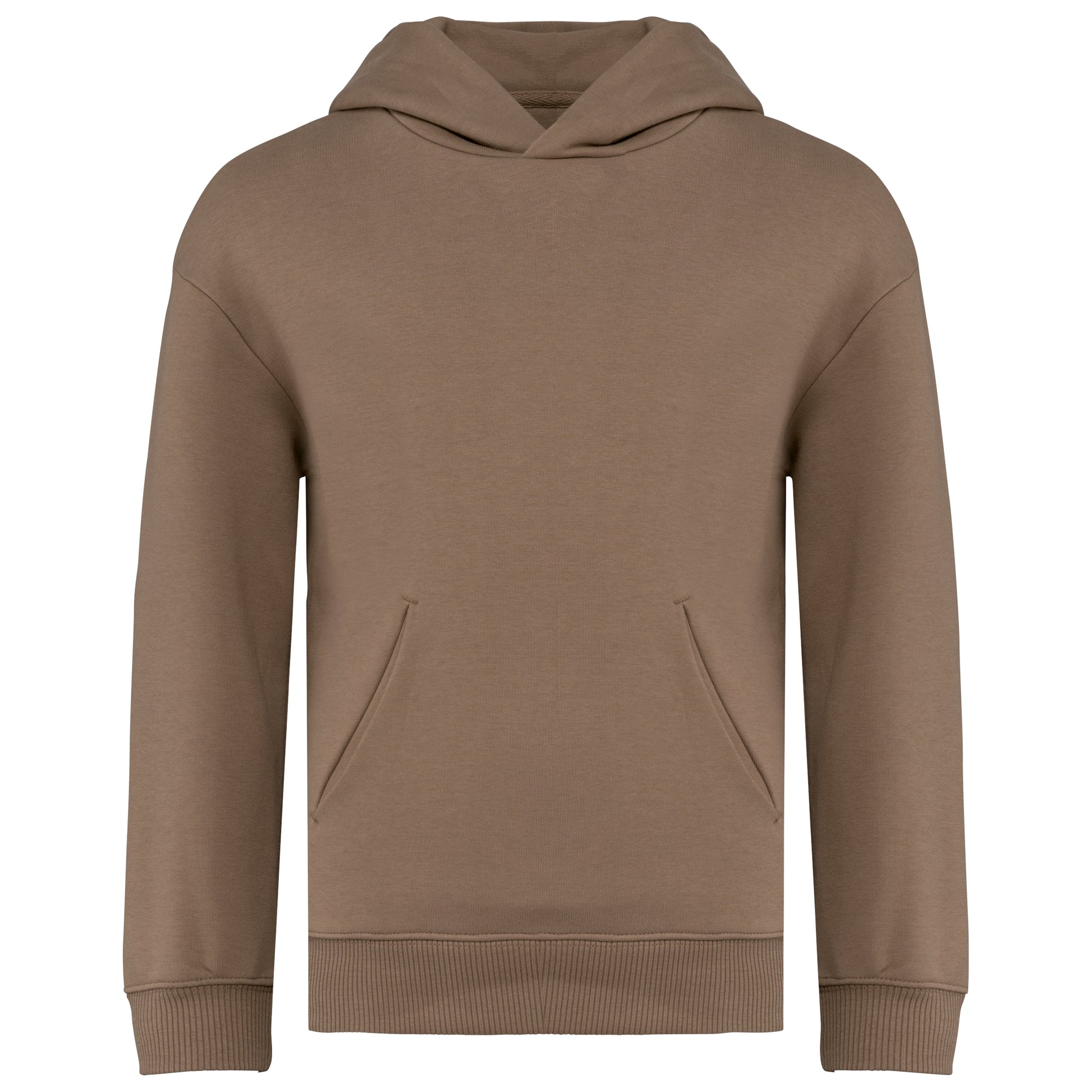 Duurzame oversized kindersweater met capuchon