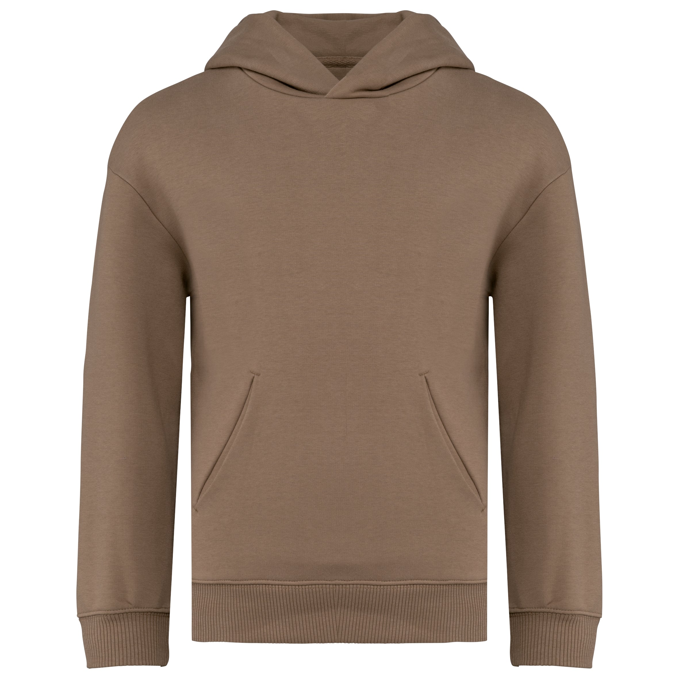 Duurzame oversized kindersweater met capuchon