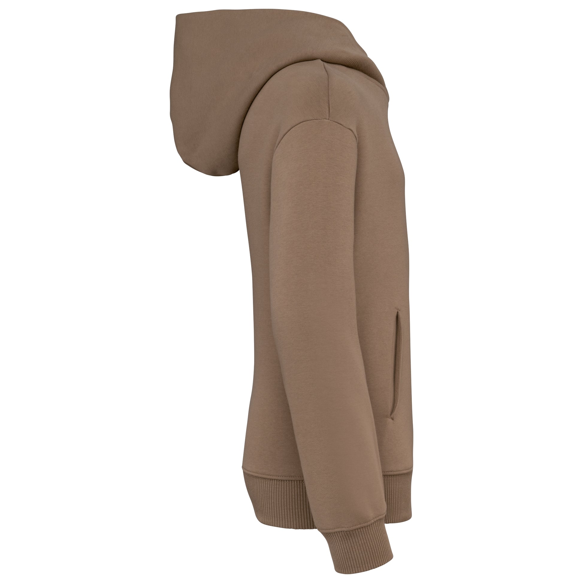 Duurzame oversized kindersweater met capuchon
